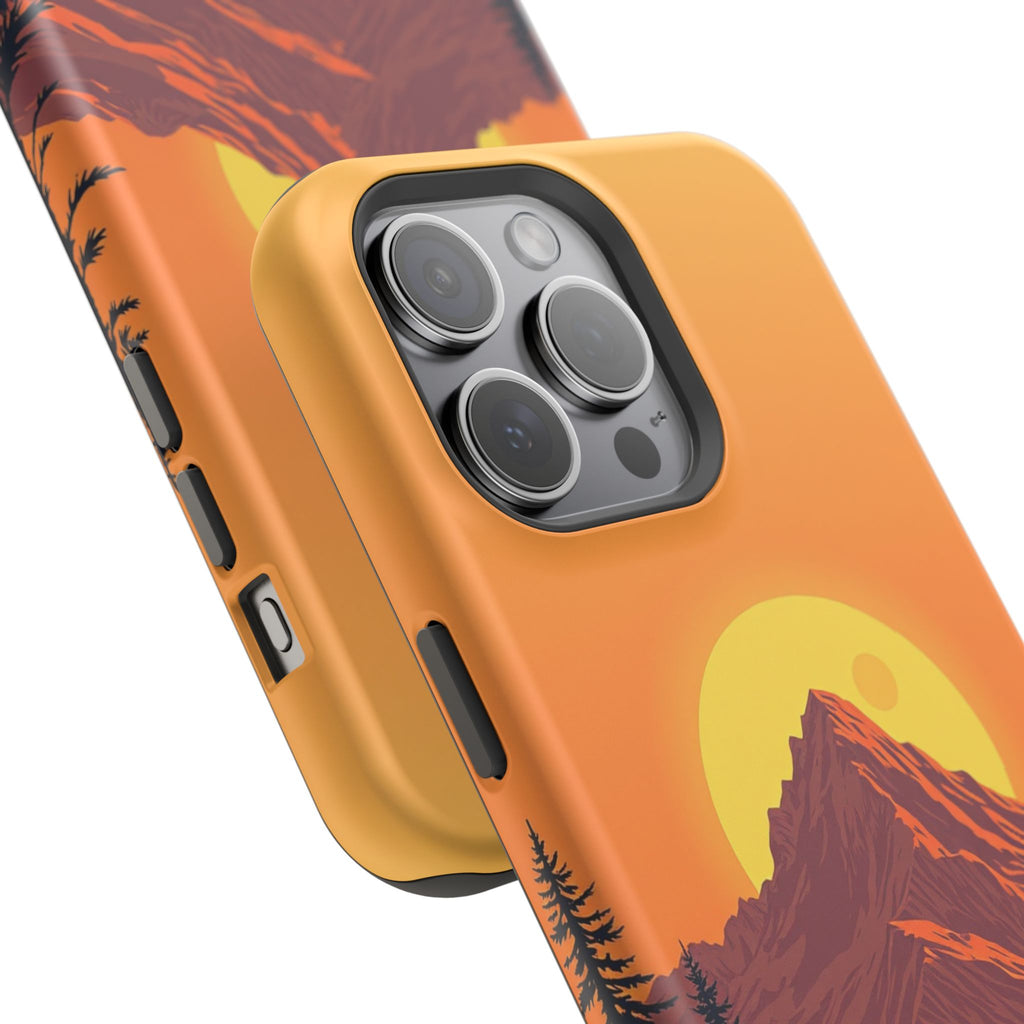 iPhone Vibrant Mountain at Sunrise Design Slim iPhone 19 Everyday · iPhone Case