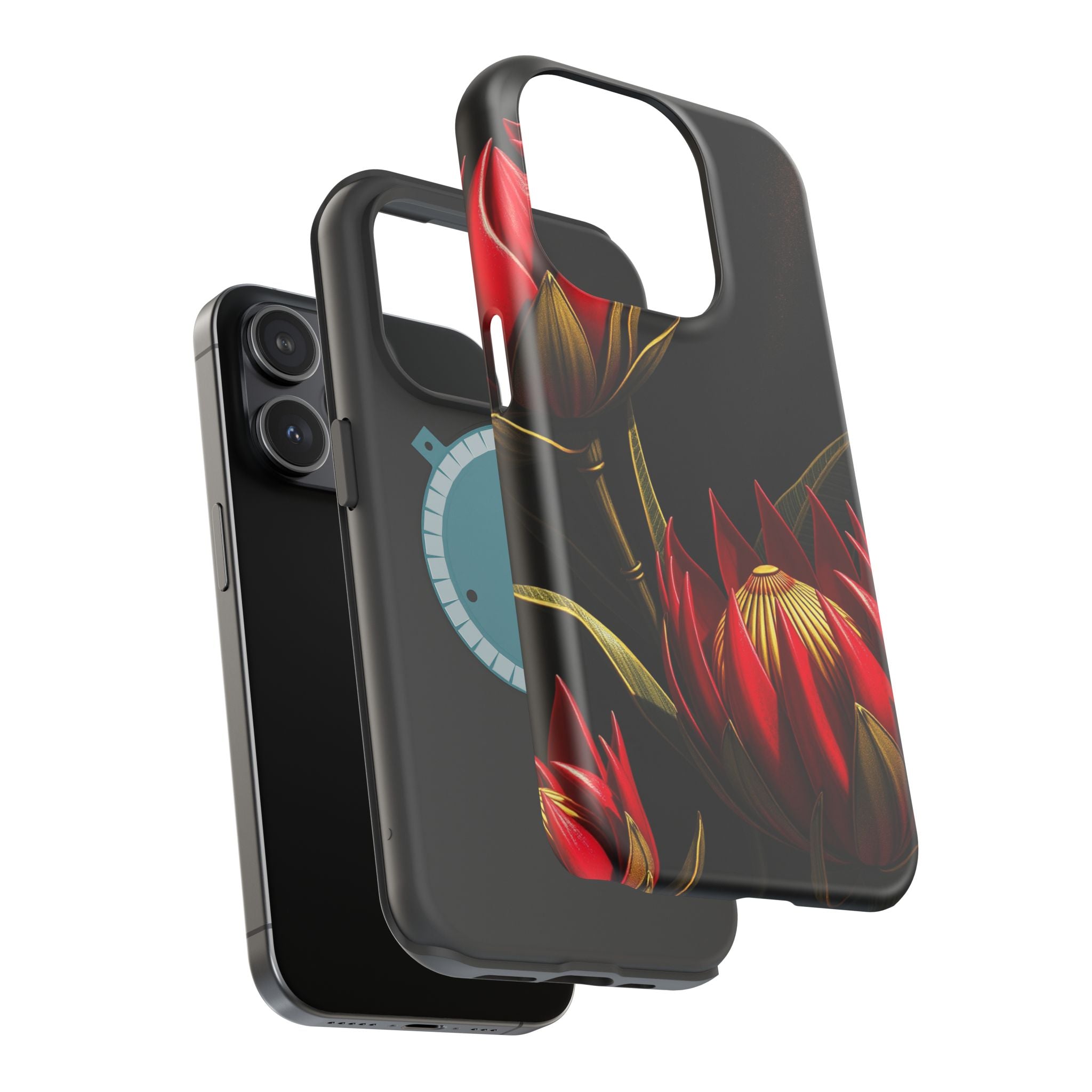 iPhone Protea Bold Gold Foil Luxury Slim Everyday Designer Case · iPhone Case