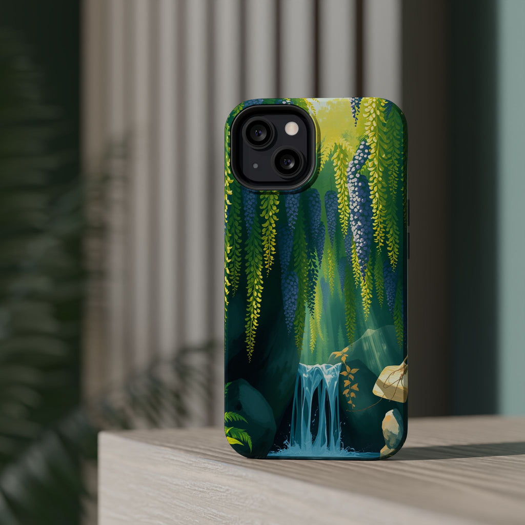 iPhone Wisteria Cascade Mystic Art Bold Modern Everyday Snap Case · iPhone Case