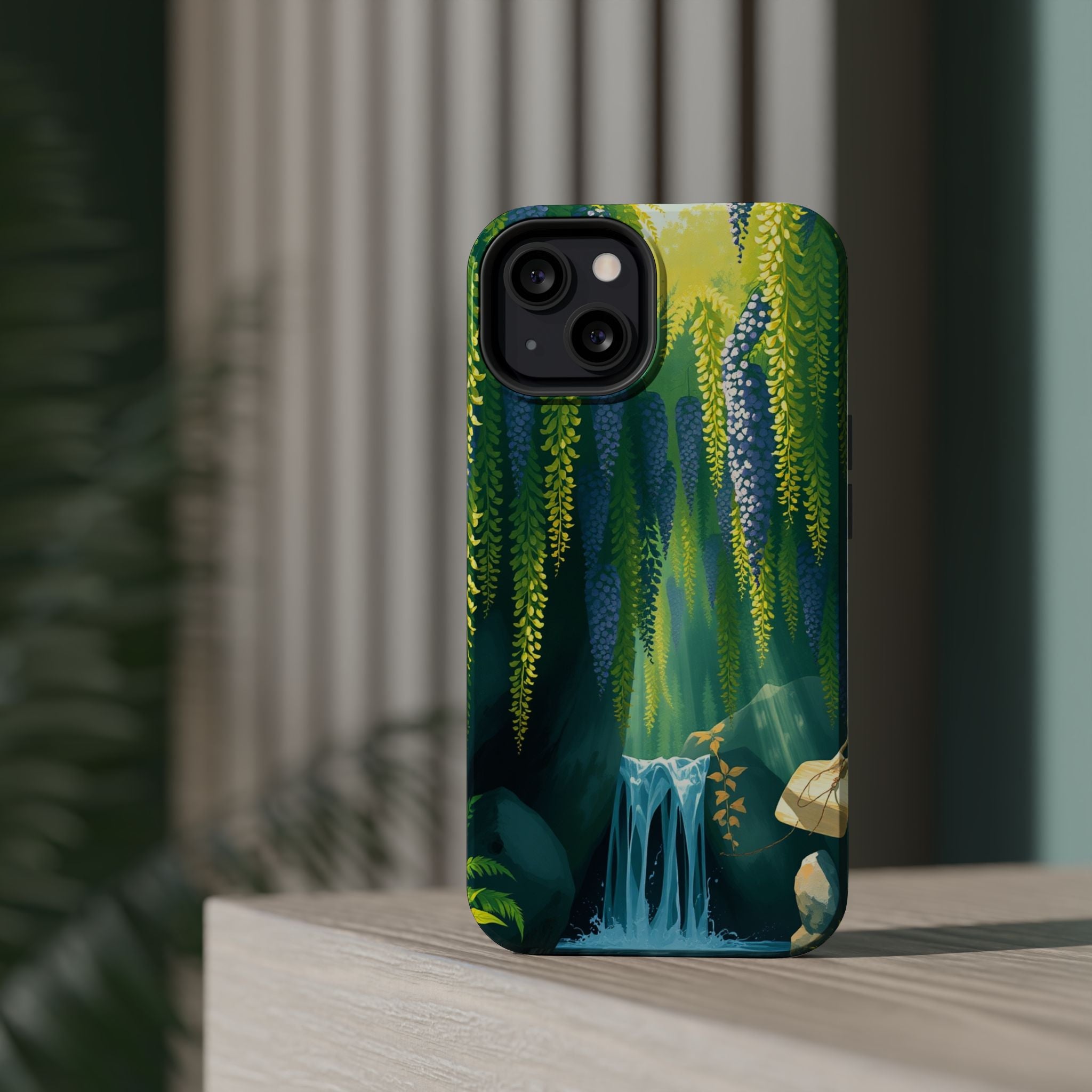 iPhone Wisteria Cascade Mystic Art Bold Modern Everyday Snap Case · iPhone Case