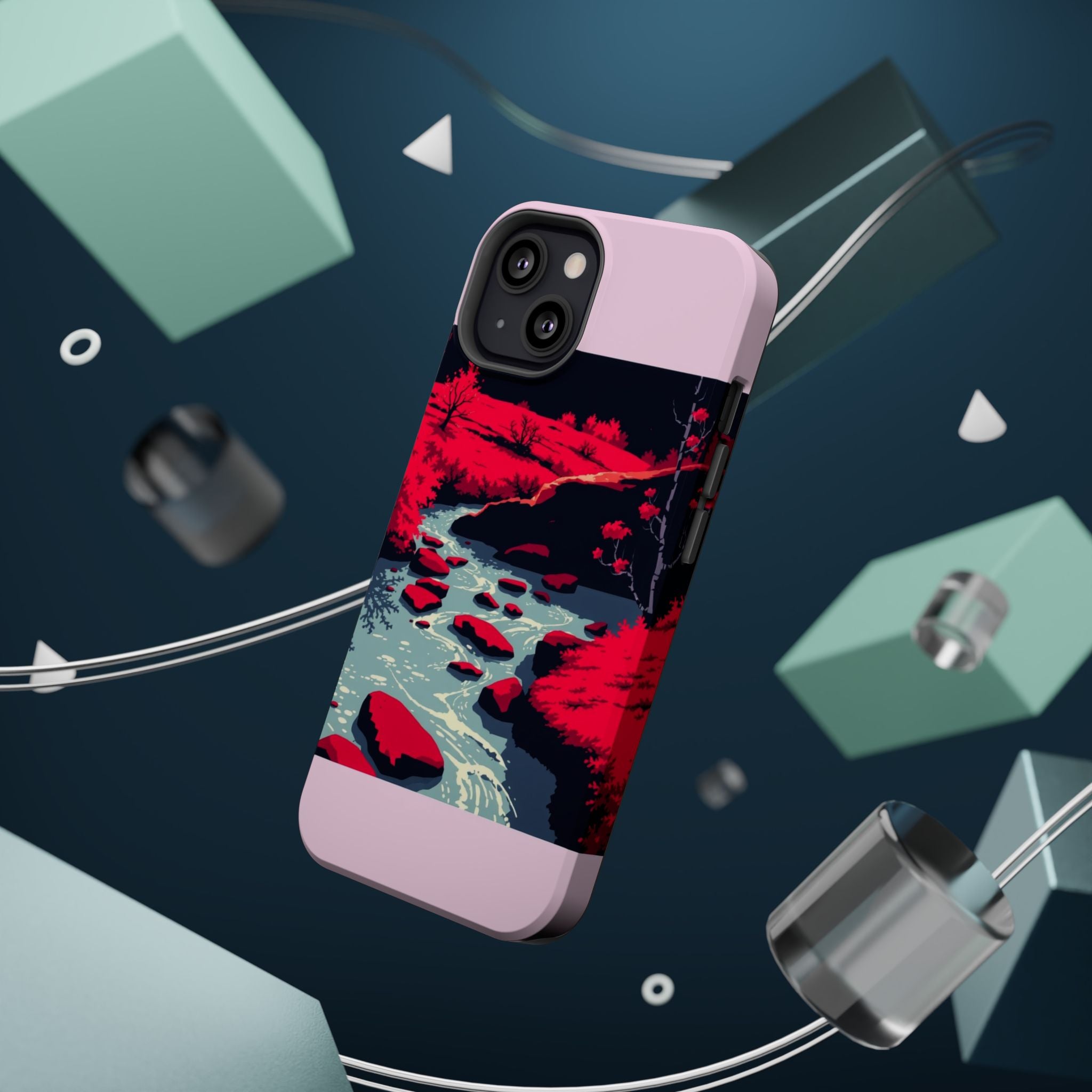 iPhone Spring Creek Cinematic Art 13 Slim Everyday Designer Case · iPhone Case