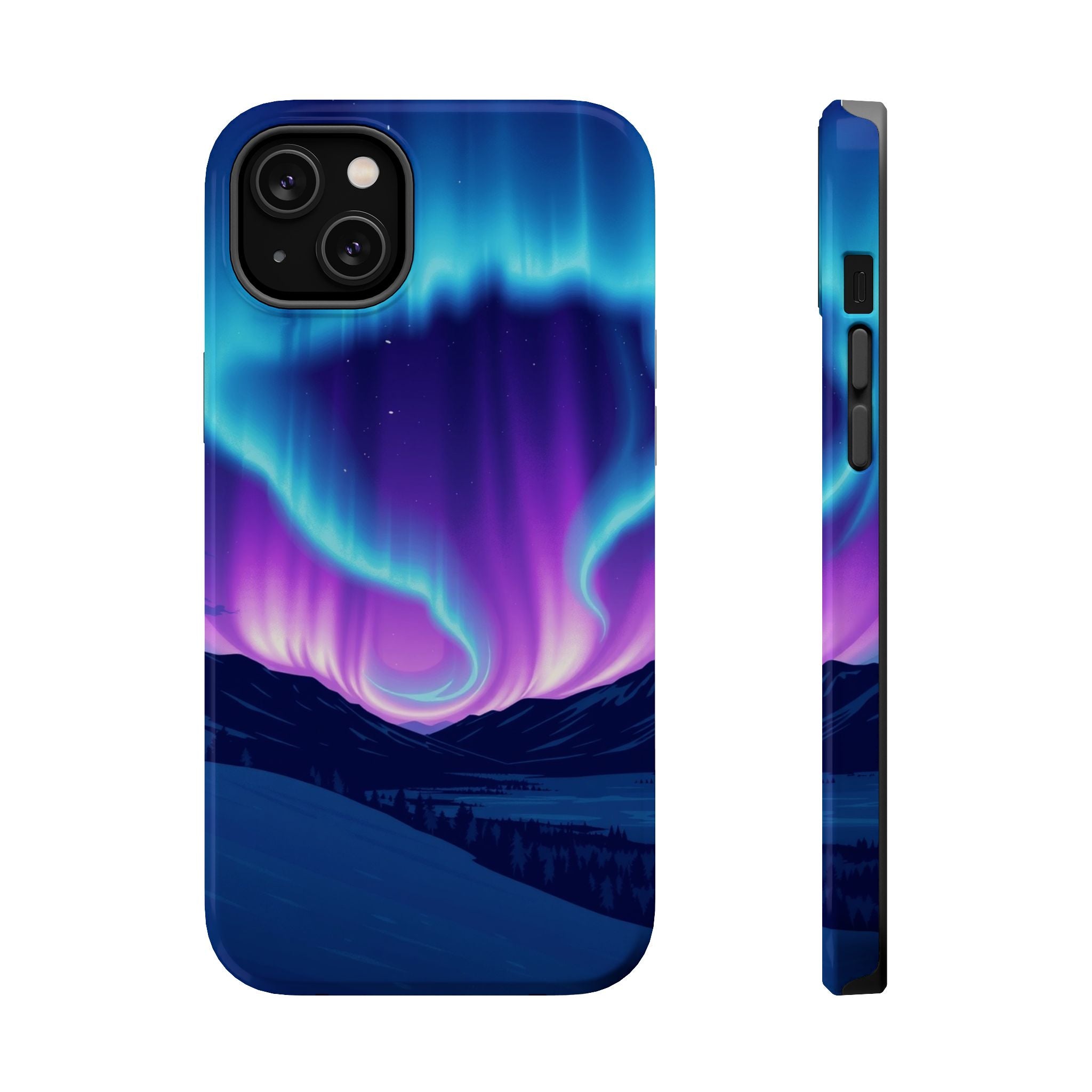 iPhone Northern Lights Mystic Art Bold Modern Everyday Snap Case · iPhone Case