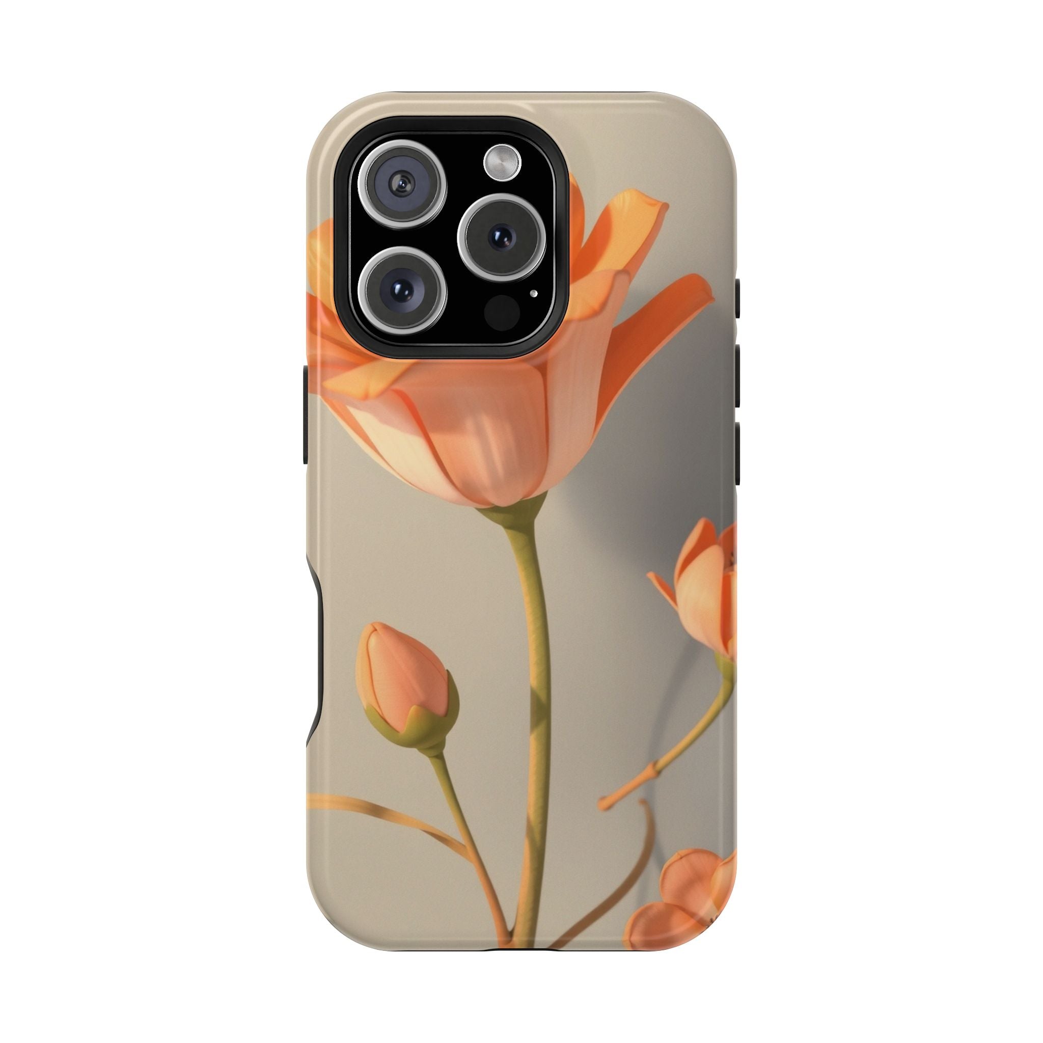 iPhone Sunset Amber And Peach Botanical Illustration iPhone Slim · iPhone Case