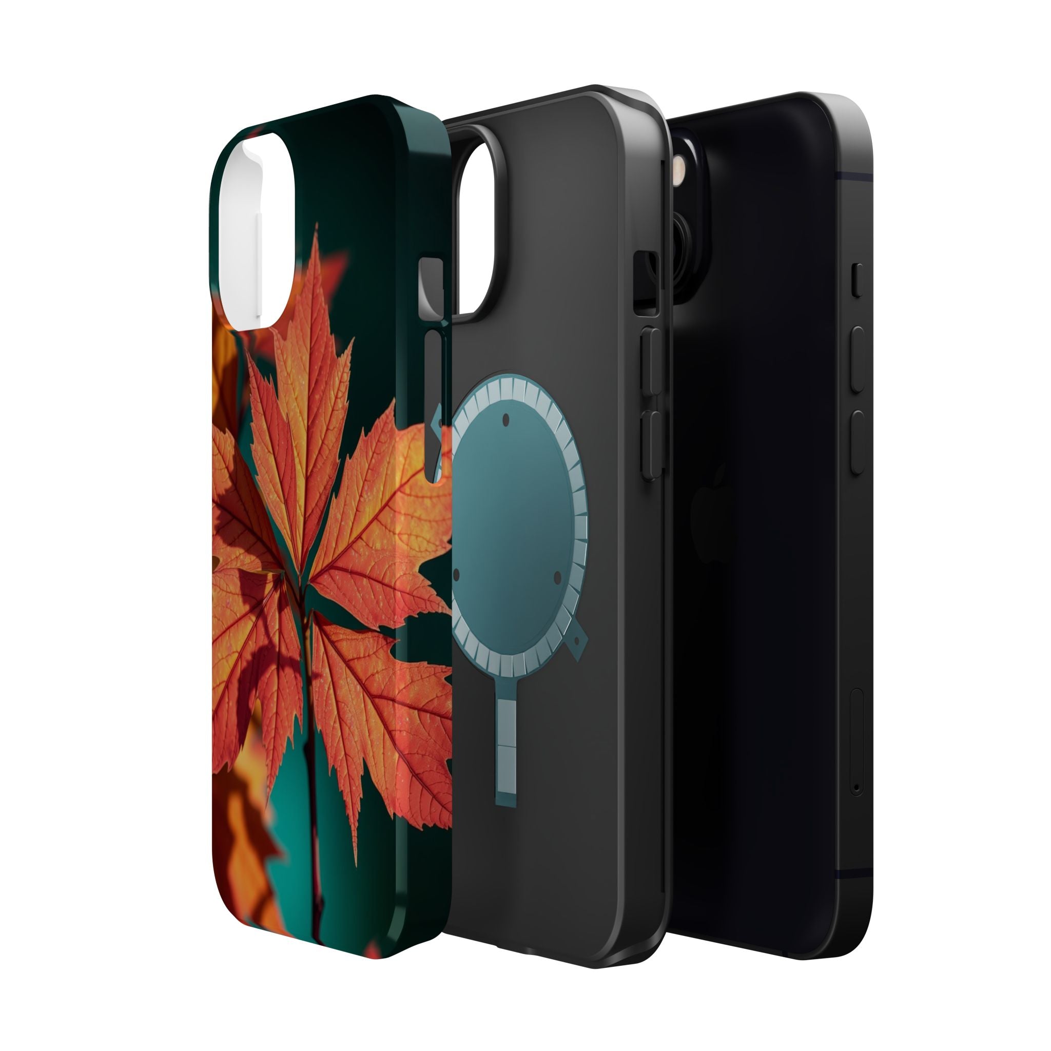 iPhone Autumn Maple Electric Art 15 Slim Everyday Designer Case · iPhone Case