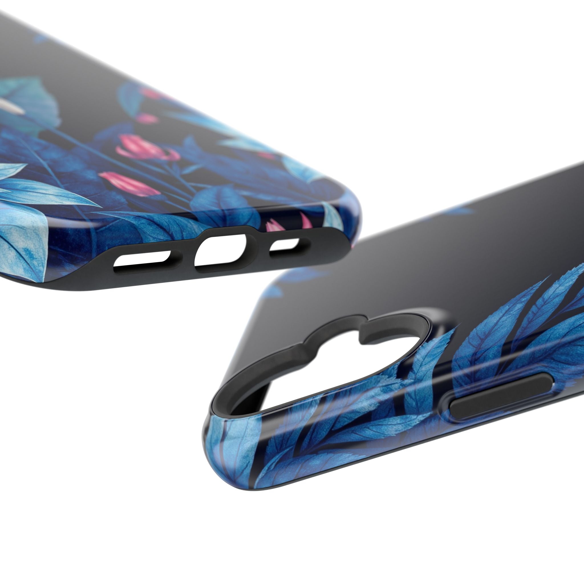 iPhone Serene Jungle Floral Design Clean Minimal Snap Cas Slim Snap Case · iPhon