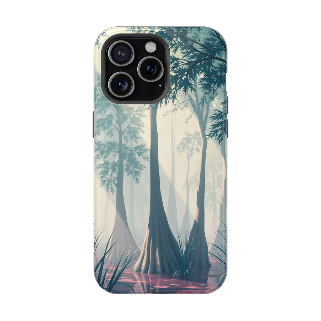 iPhone Mint And Blush Cypress Swamp Slim Everyday Designer Case · iPhone Case