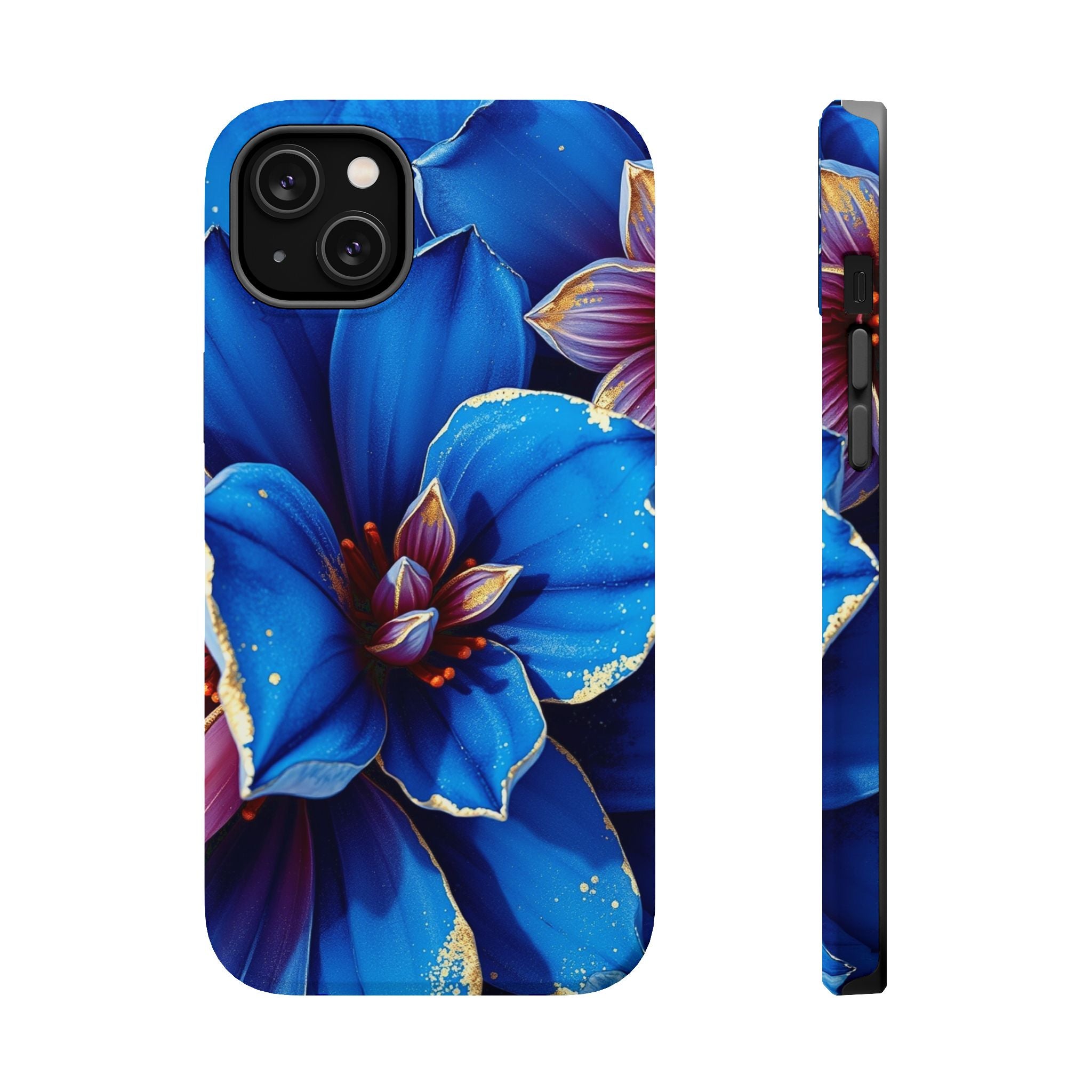 iPhone Floral Gold Foil Serene Design Slim Snap Case Ga · iPhone Case