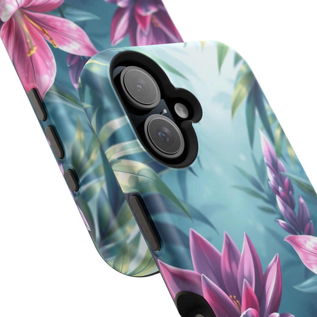 iPhone Indigo And Violet Jungle Floral Slim Everyday Designer Case · iPhone Case