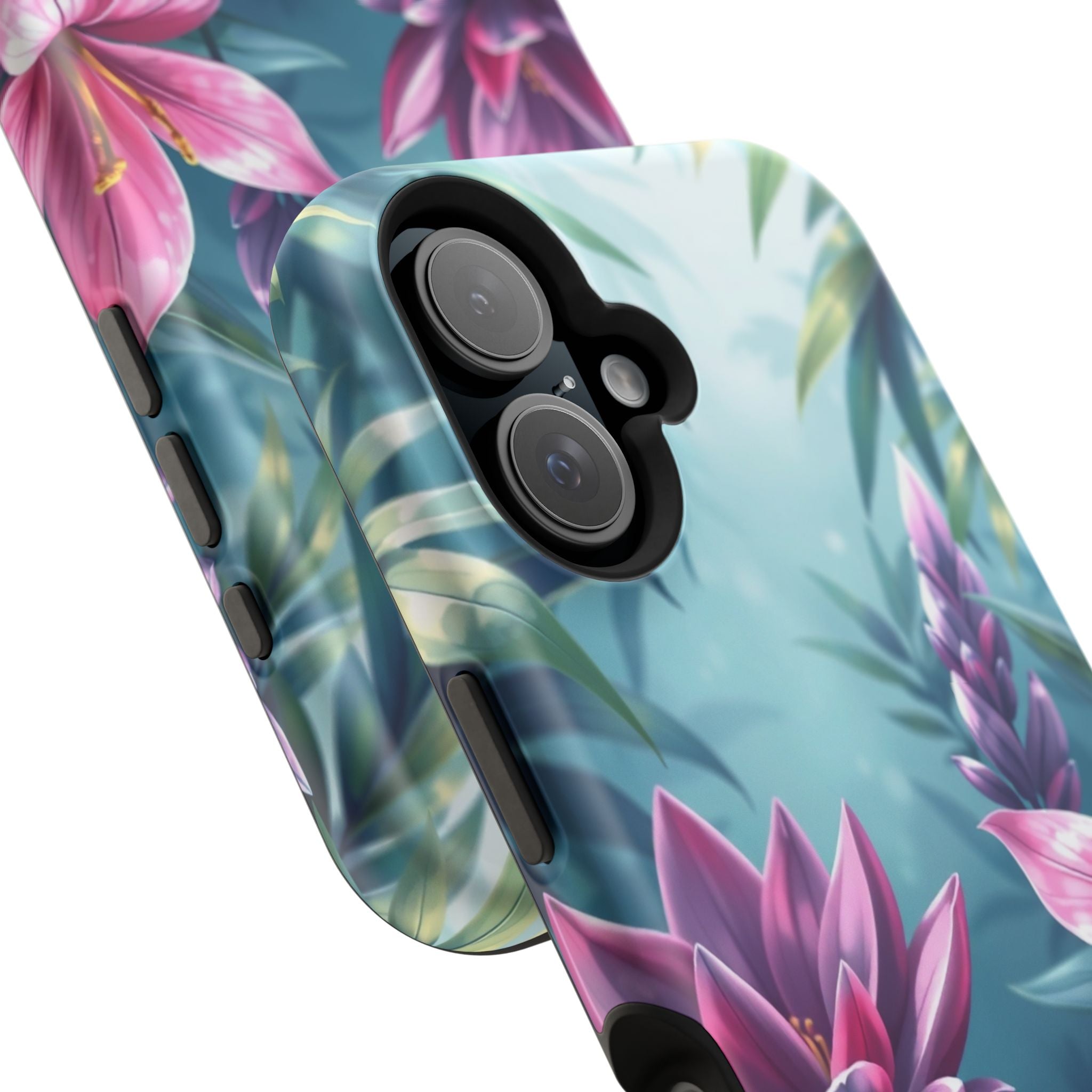 iPhone Indigo And Violet Jungle Floral Slim Everyday Designer Case · iPhone Case