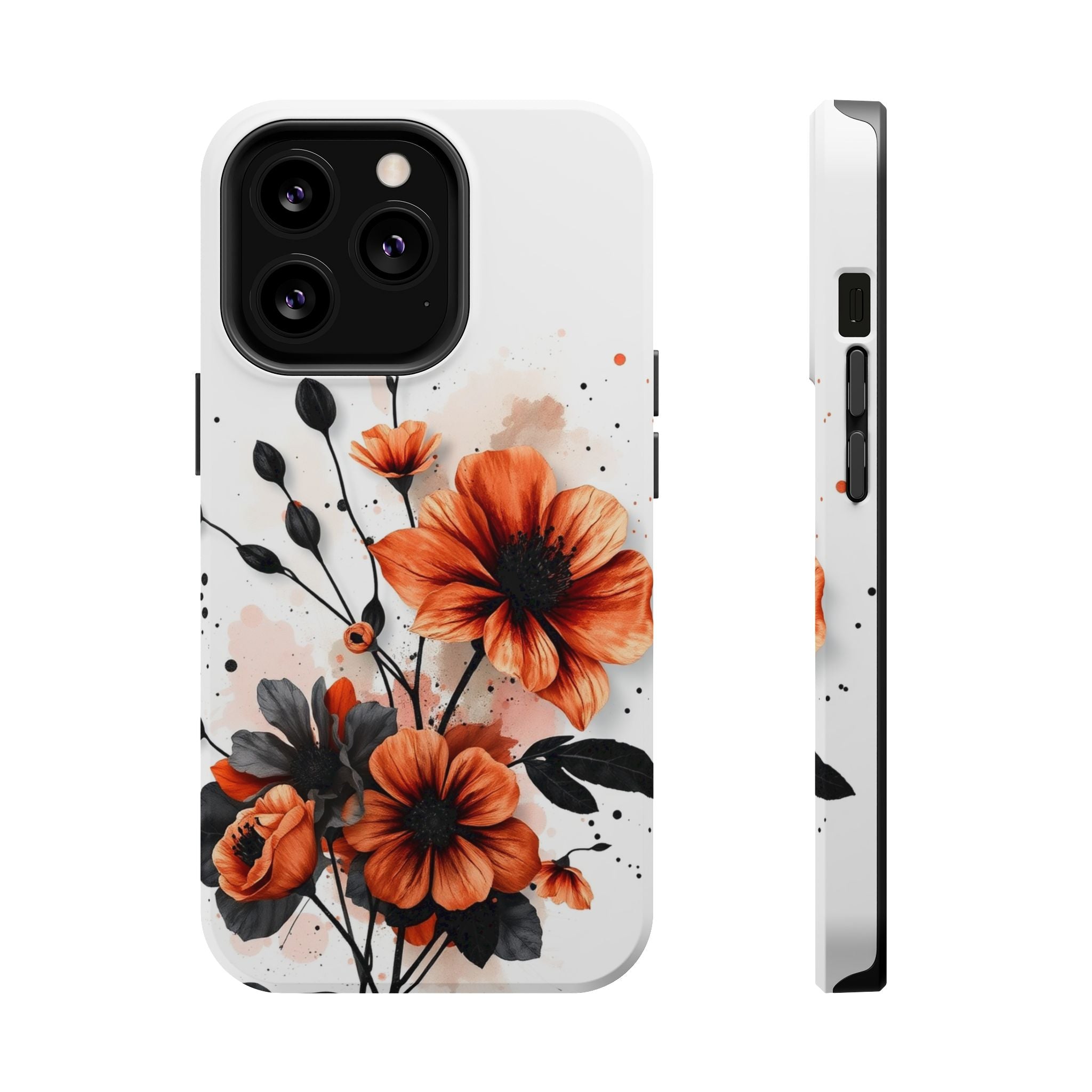 iPhone Floral Watercolor Splash 3D Digital Slim iPhone Everyday · iPhone Case