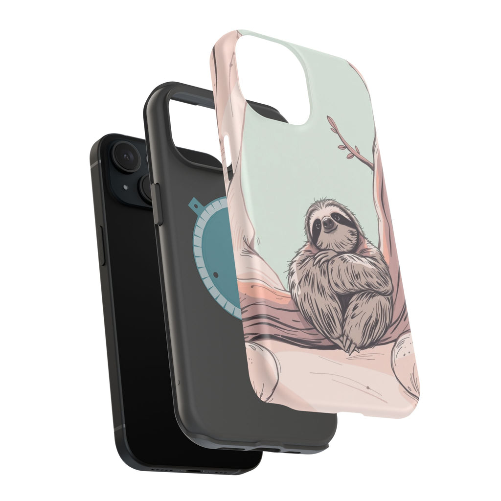 iPhone Cozy Sloth Mode Hand-Drawn Sketch Slim Everyday Designer Case · iPhone Ca