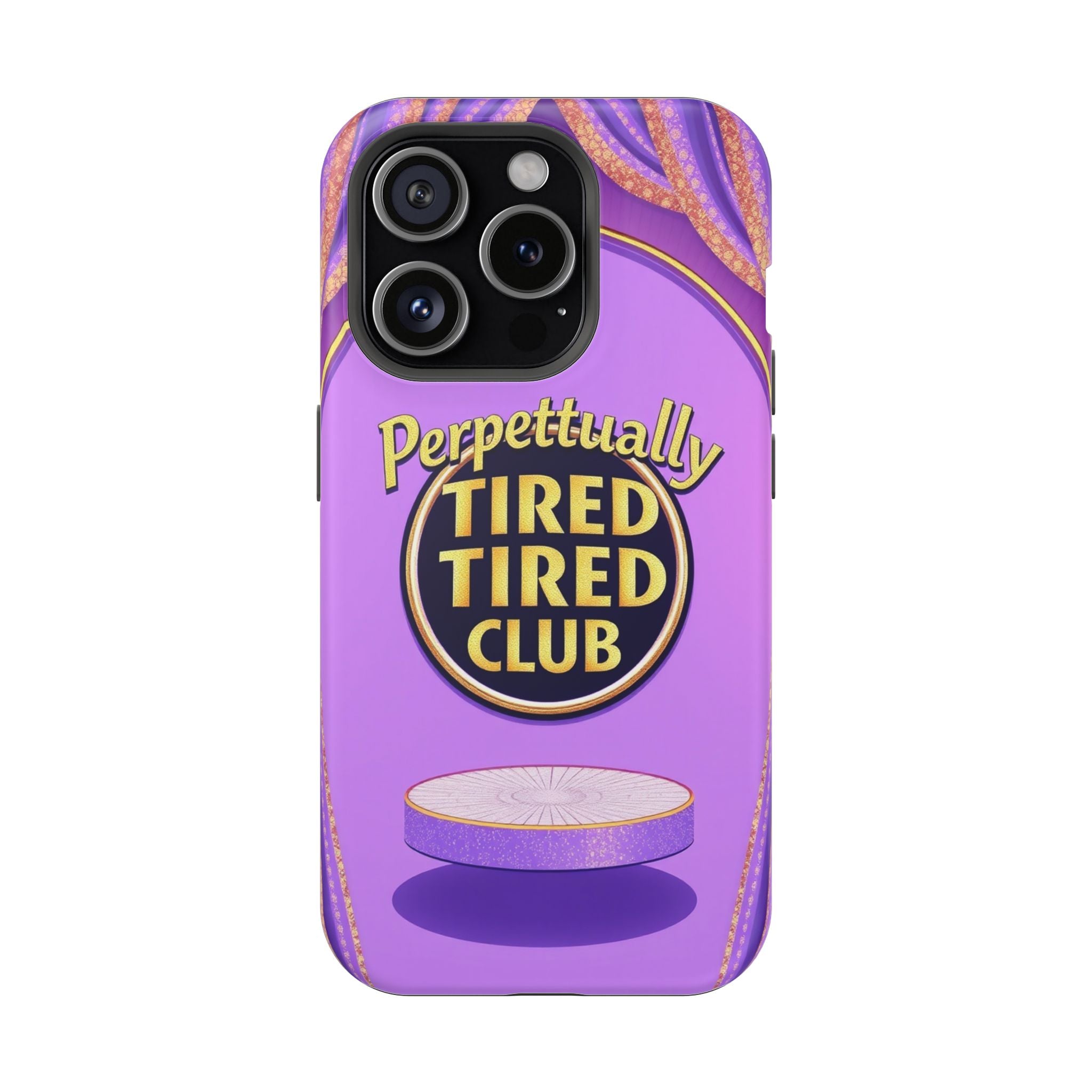 iPhone Perpetually Tired Club Bold Art Slim Everyday Designer Case · iPhone Case