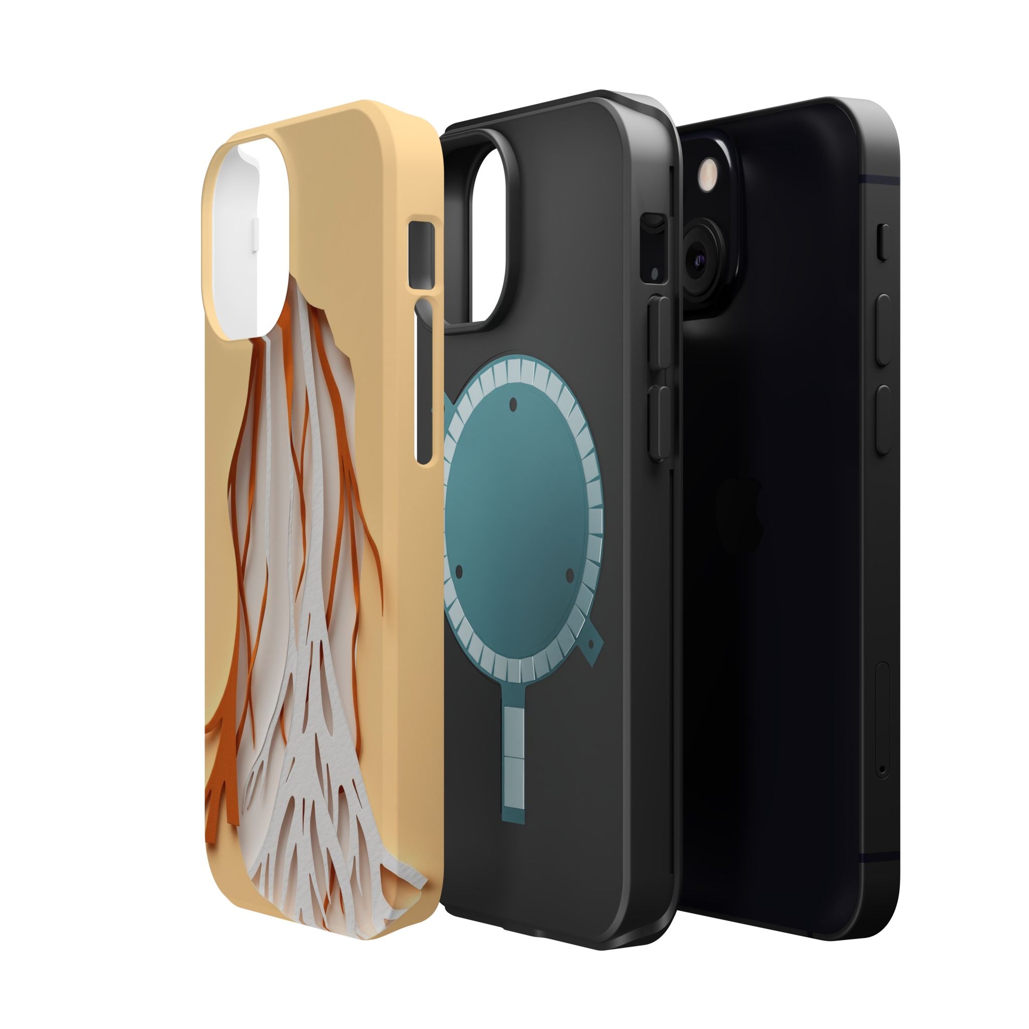 iPhone Mangrove Roots Paper Cut Art Slim Everyday Designer Case · iPhone Case