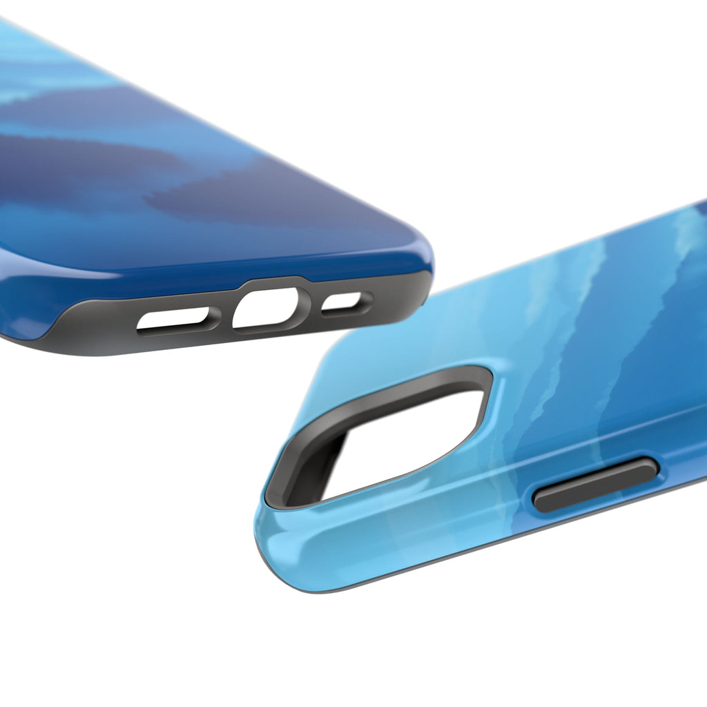 iPhone Fog Rolling Over Hills Pixel Art -Bit Slim iPhone Everyday · iPhone Case
