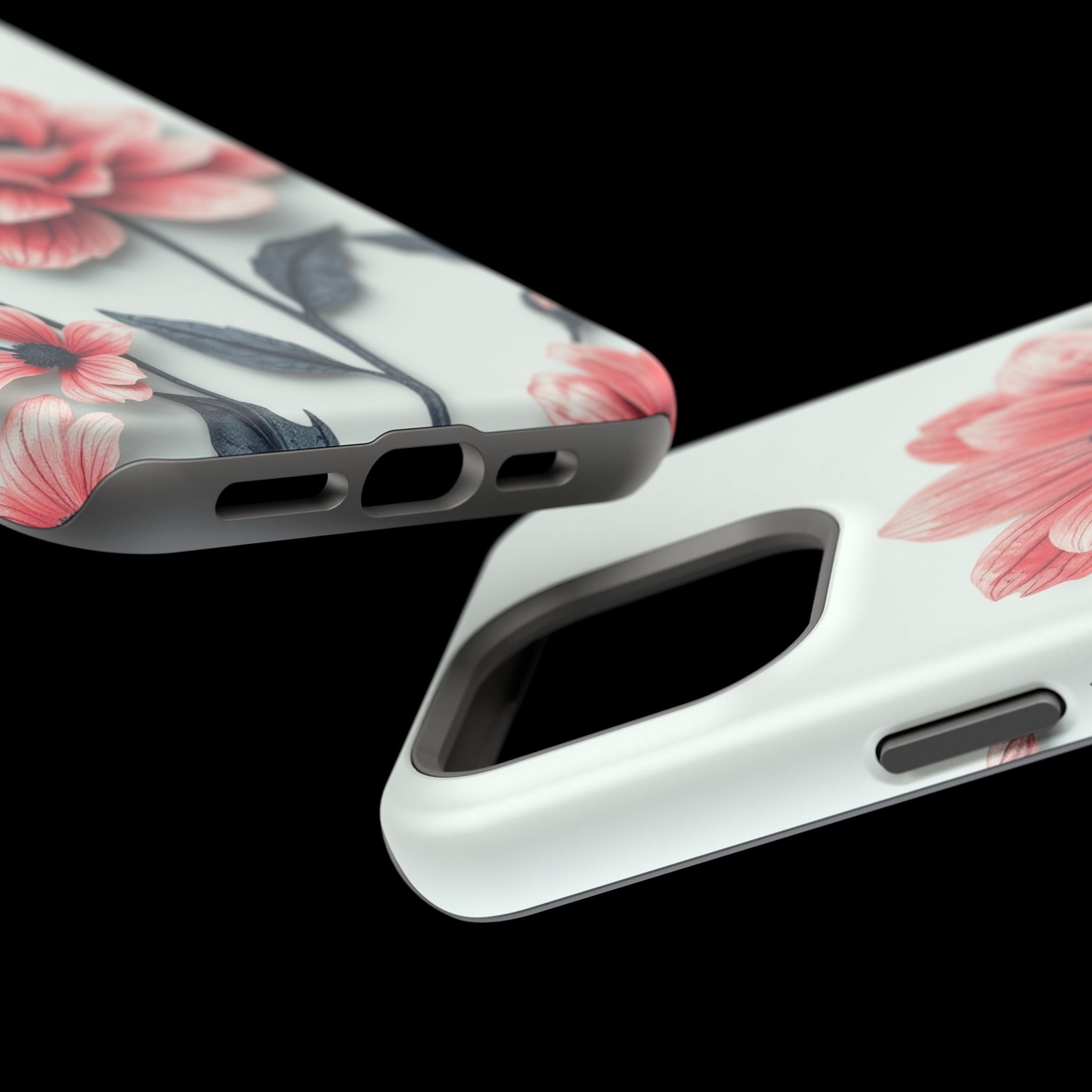 iPhone Dreamy Floral Ink Wash Design Slim Everyday iPhone 12 Designer · iPhone C