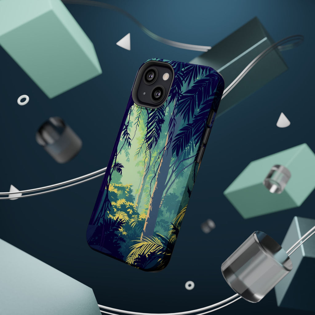 iPhone Mint And Blush Rainforest Canopy Slim Everyday iPhone Designer · iPhone C