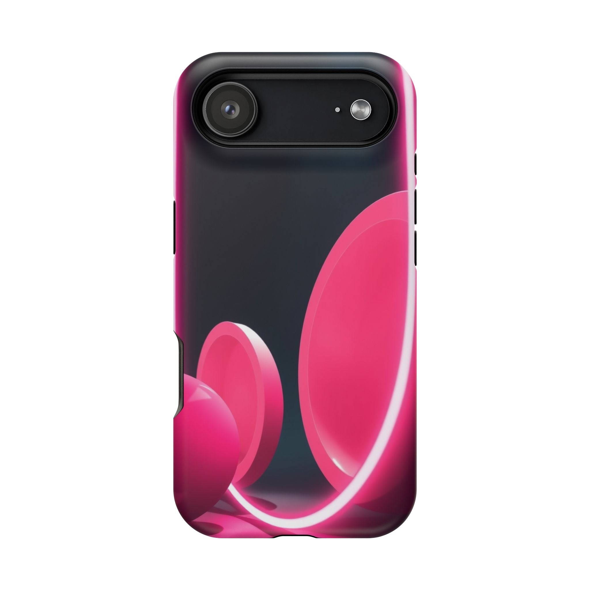 iPhone 1960s Mod Circles Neon Cyberpunk Slim Everyday Designer Case · iPhone Cas
