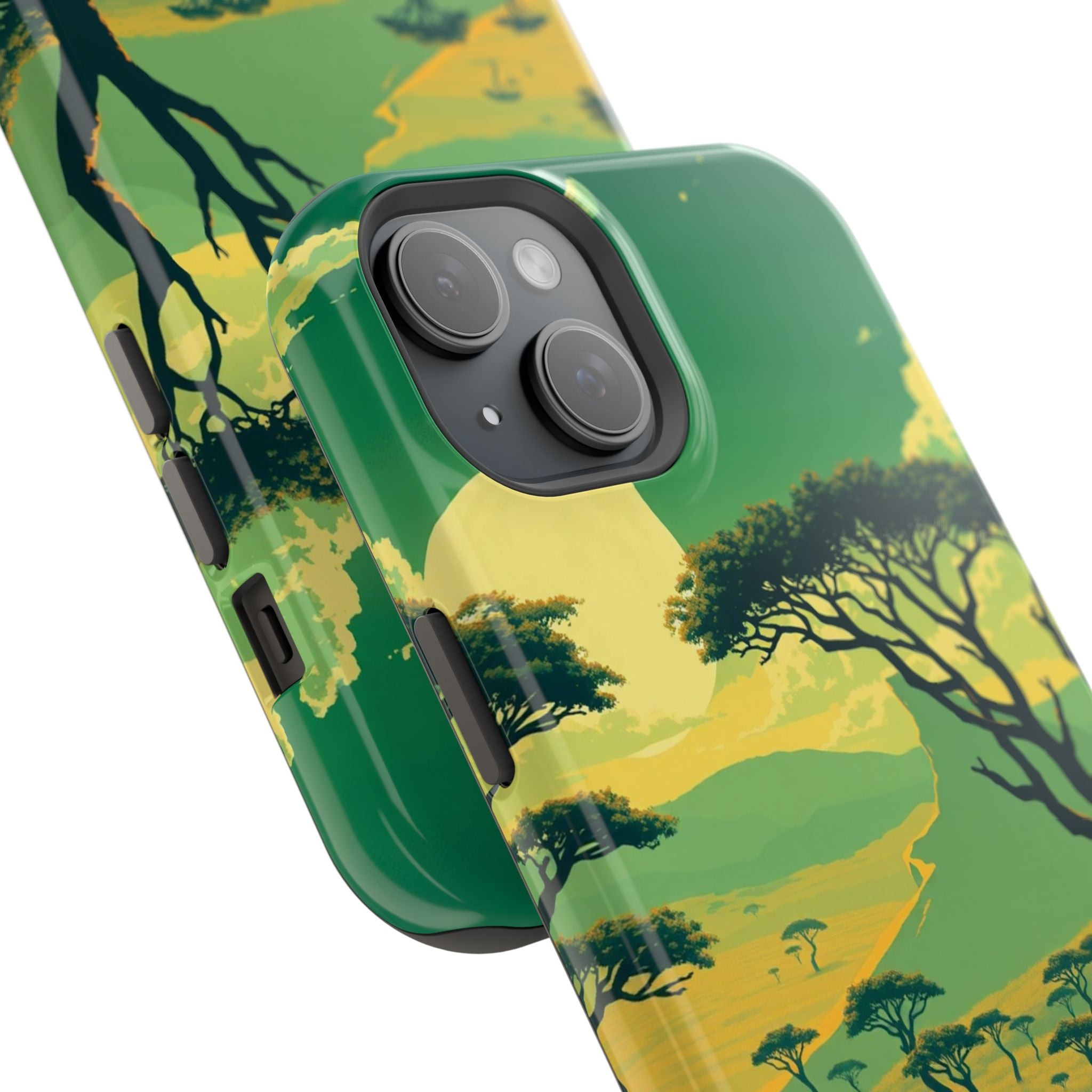 iPhone Savanna Horizon Pixel Art -Bit Slim Everyday Designer Case · iPhone Case