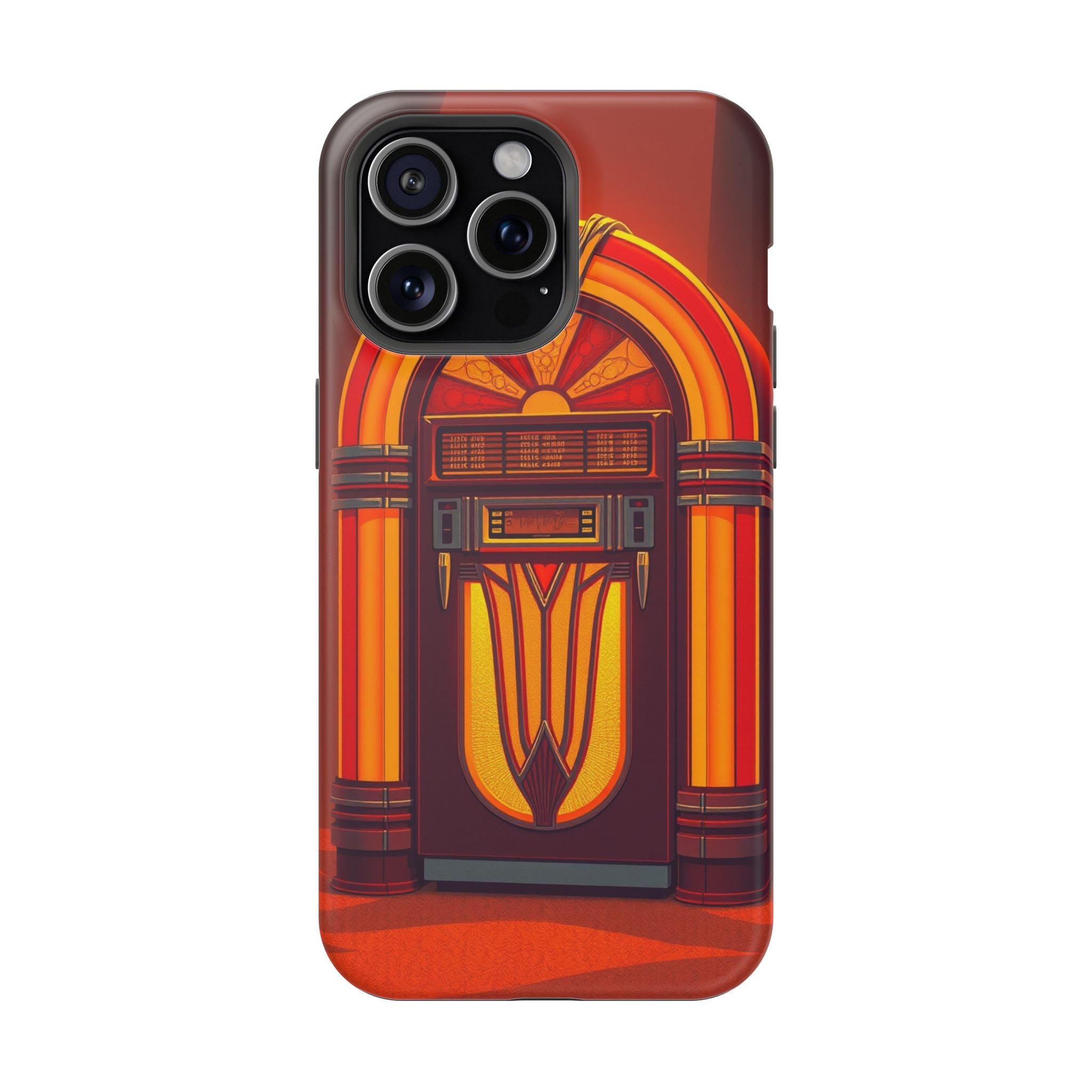 iPhone Jukebox Glow Pop Art Bold Bold Modern Everyday Snap Case · iPhone Case
