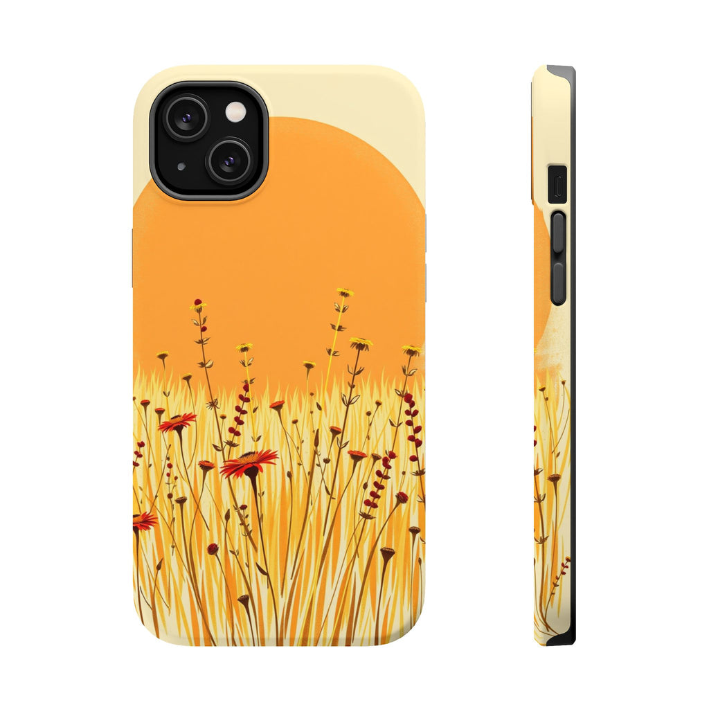 iPhone Wildflower Field Electric Art Slim Everyday Designer Case · iPhone Case