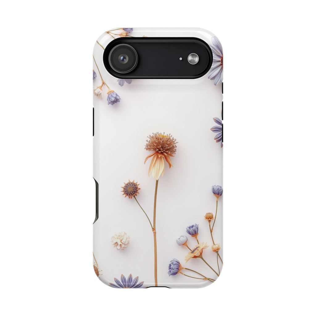 iPhone Dried Flower Flat Lay Bold Art Slim Everyday Designer Case · iPhone Case