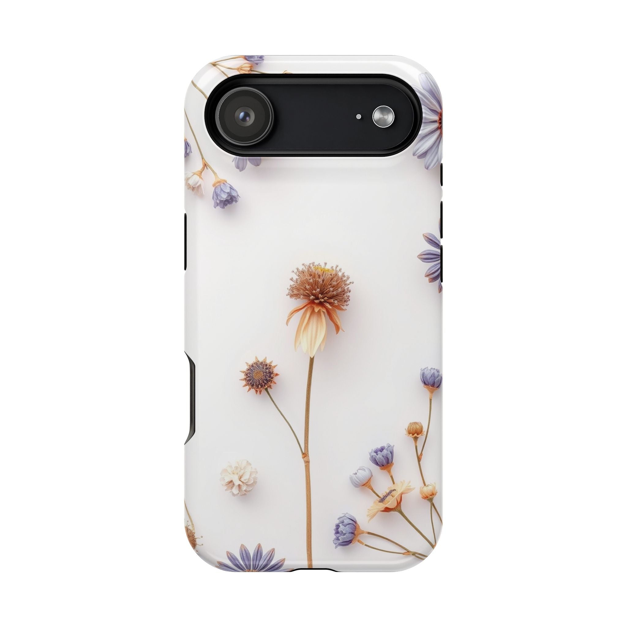 iPhone Dried Flower Flat Lay Bold Art Slim Everyday Designer Case · iPhone Case