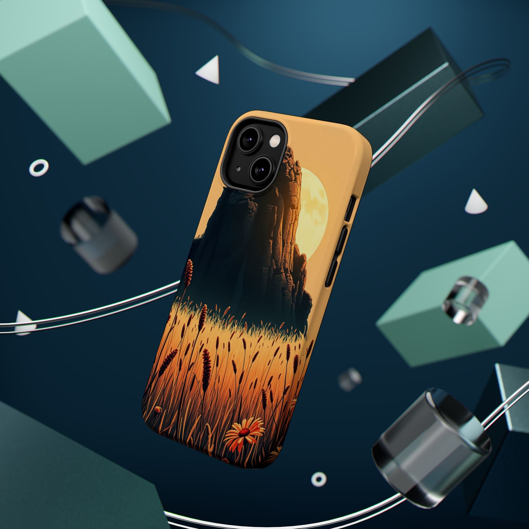 iPhone Spring Meadow Cinematic Art Clean Minimal Snap Cas Slim Snap Case · iPhon