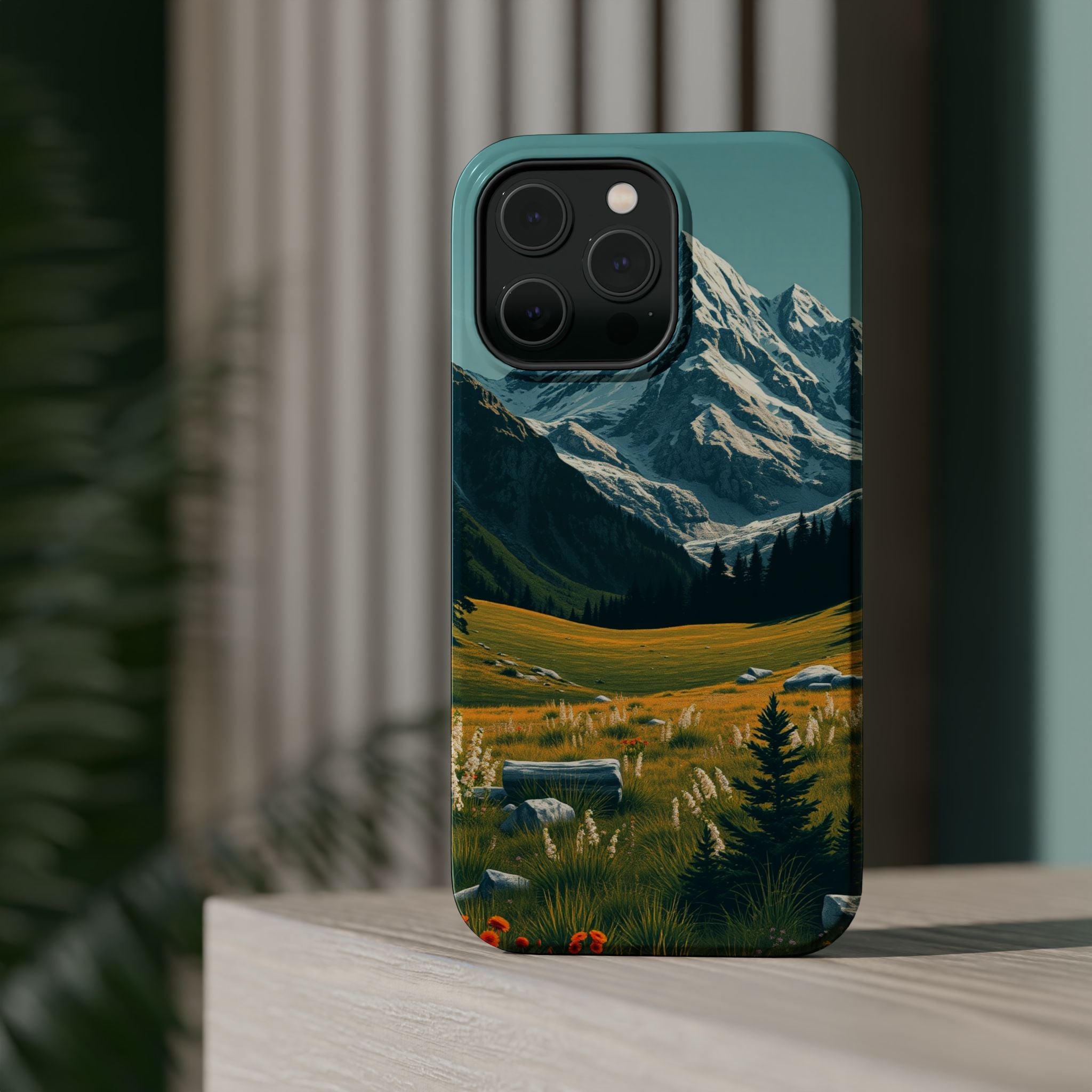 iPhone Alpine Meadow Bold Art 19 Bold Modern Everyday Snap Case · iPhone Case