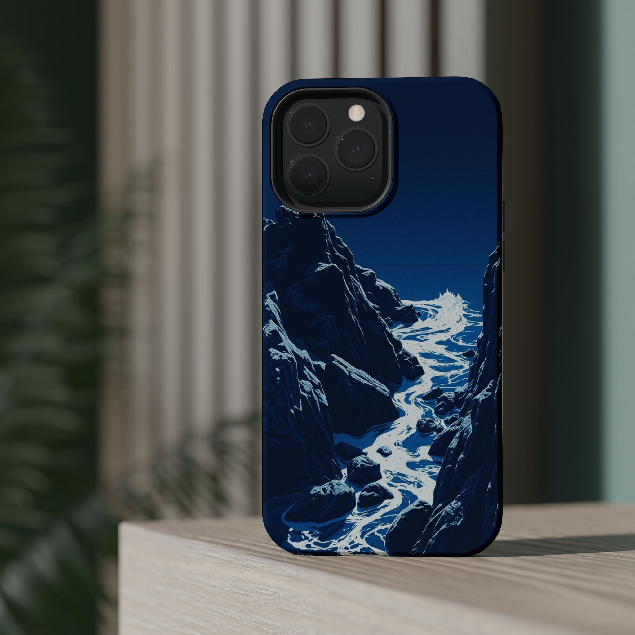 iPhone Serene Rocky Coastline Design Slim Everyday iPhone 19 Designer · iPhone C