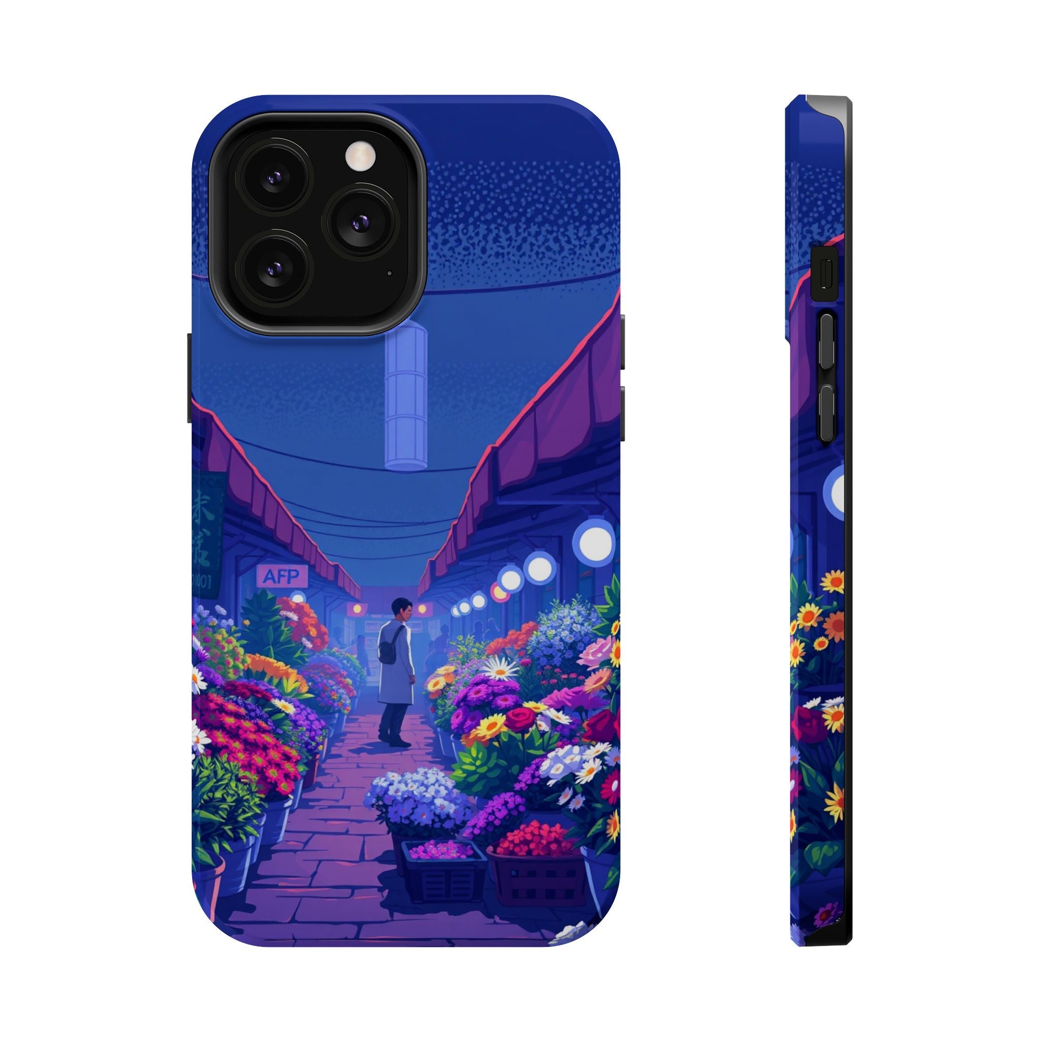 iPhone Flower Market Electric Art Bold Modern Everyday Snap Case · iPhone Case