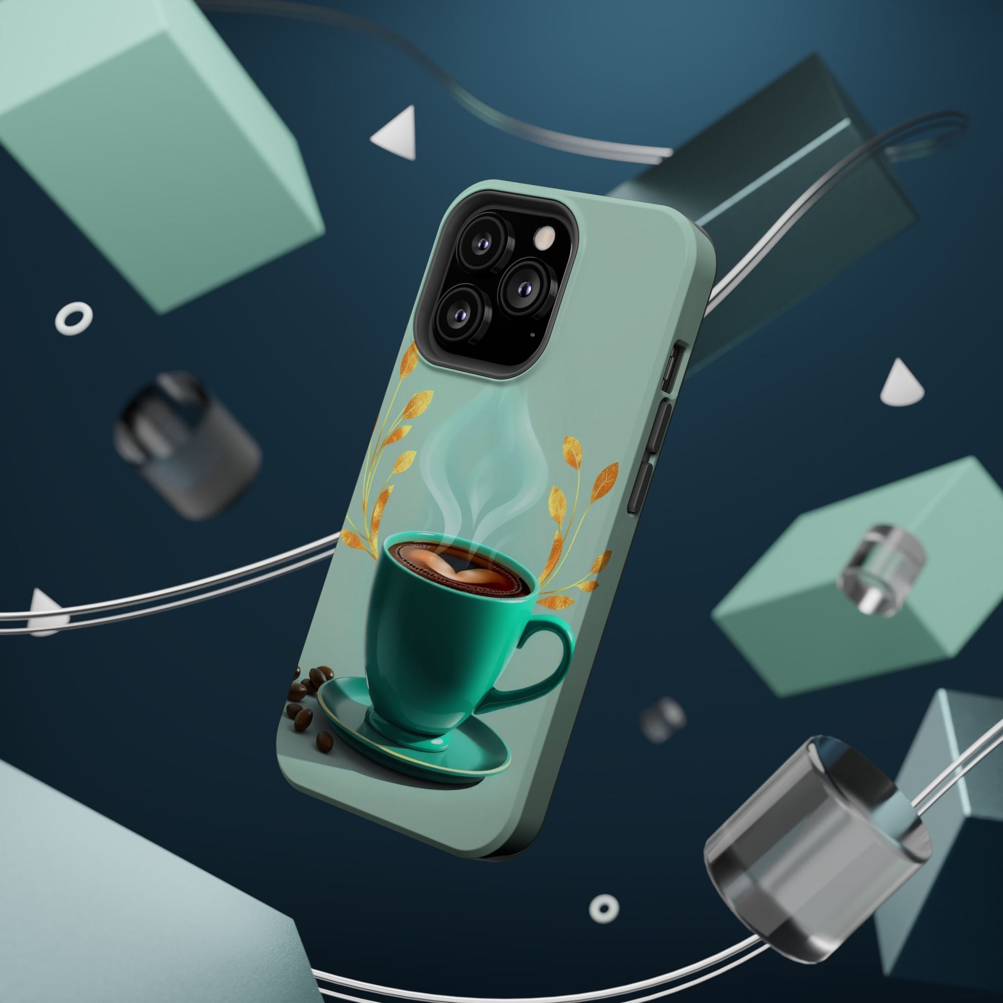 iPhone Radiant Emotional Support Coffee Design Soft Finish Everyday Case · iPhon