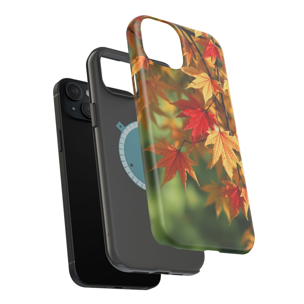 iPhone Earthy Autumn Maple Design Bold Modern Everyday Snap Case · iPhone Case