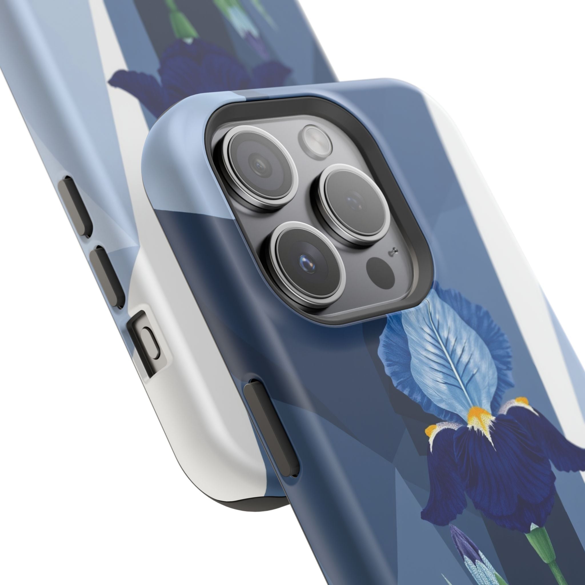 iPhone Earthy Iris Garden Design Bold Modern Everyday Snap Case · iPhone Case