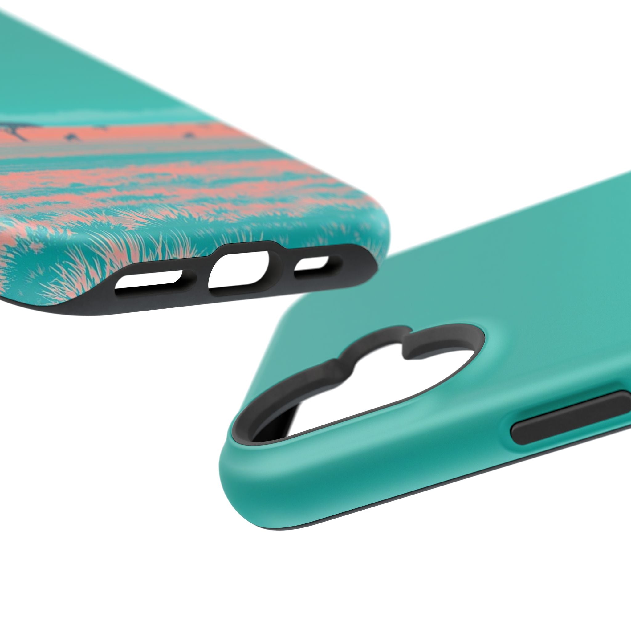 iPhone Savanna Horizon Risograph Print Slim Everyday Designer Case · iPhone Case