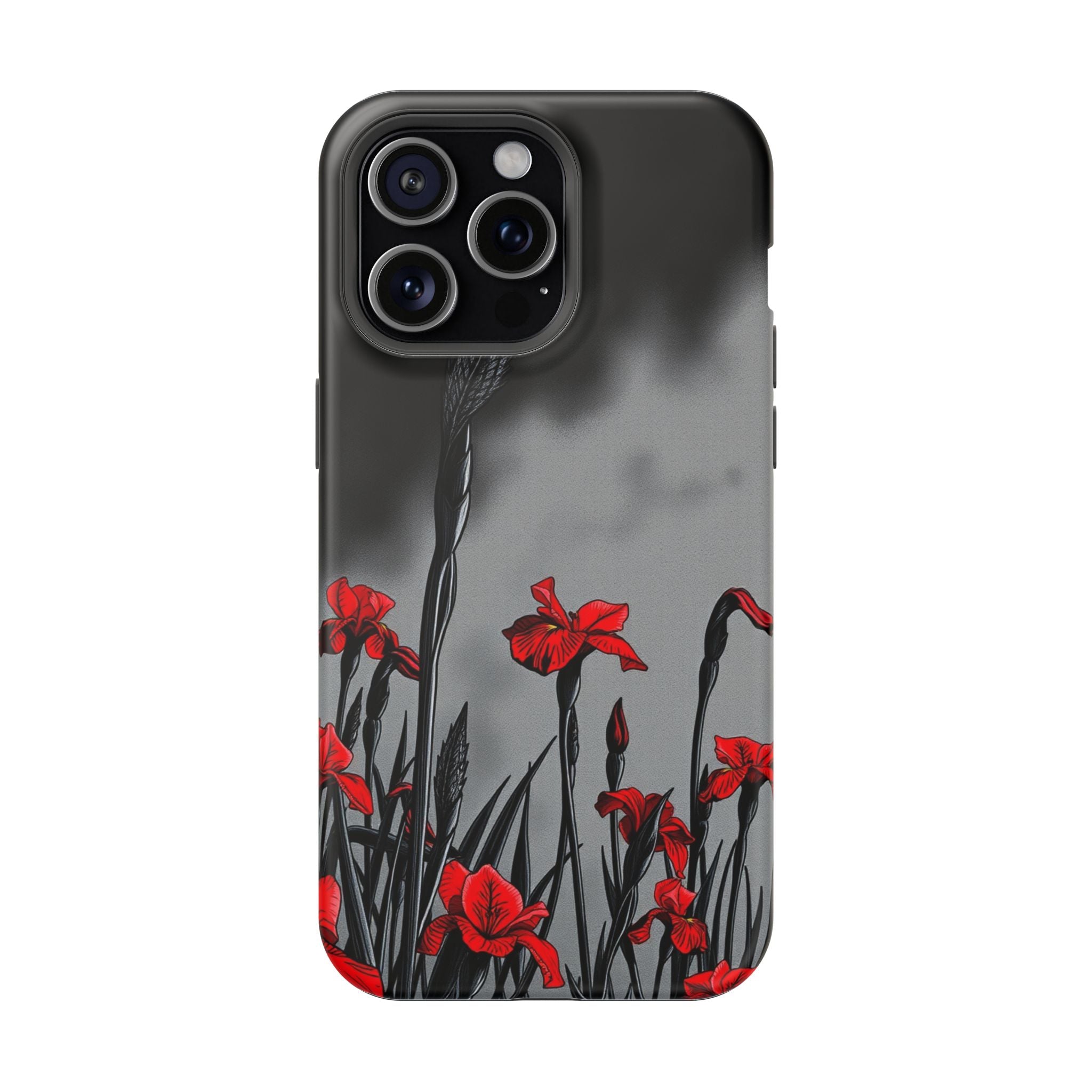 iPhone Iris Garden Cinematic Art Soft Finish Everyday Cas Slim Snap Case · iPhon