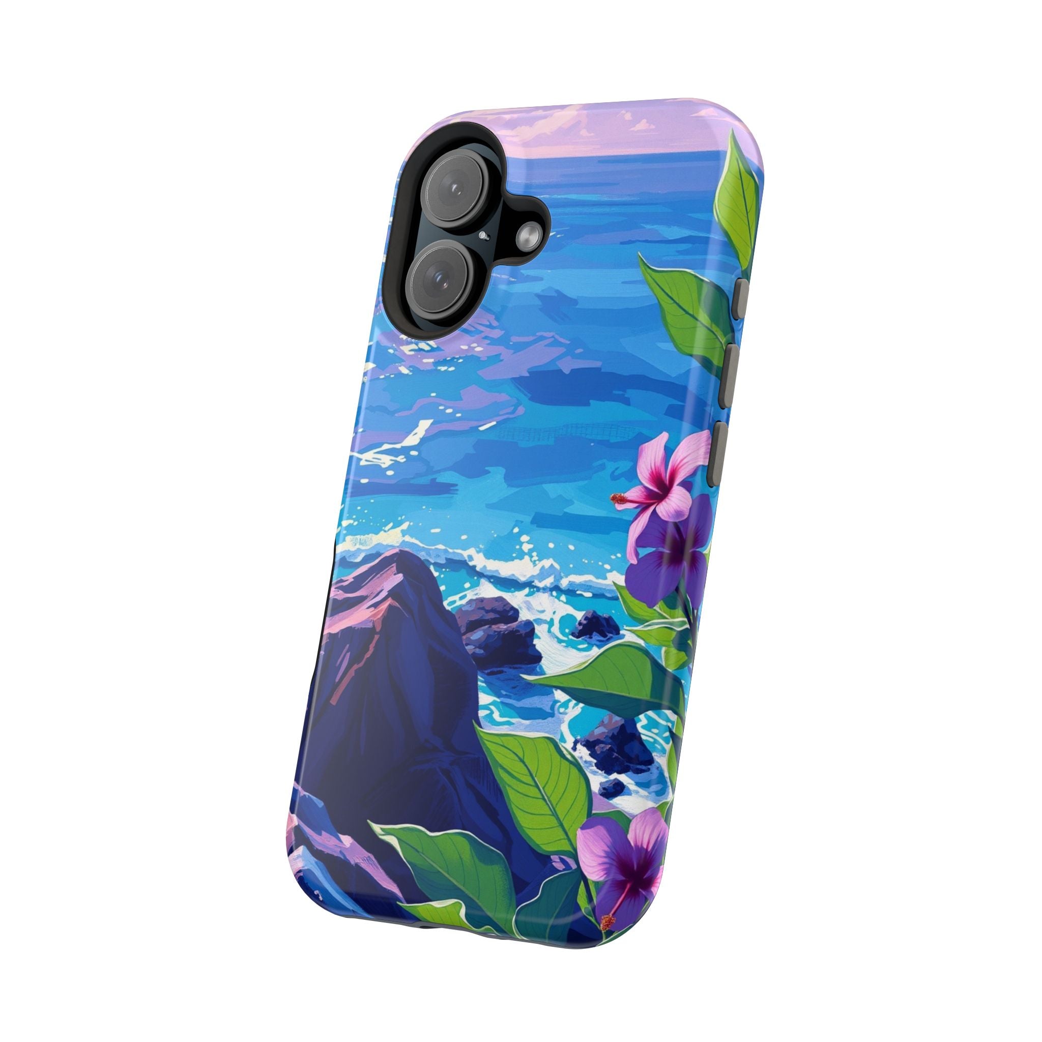 iPhone Hibiscus Coast Enchanted Art Slim Everyday Designer Case · iPhone Case