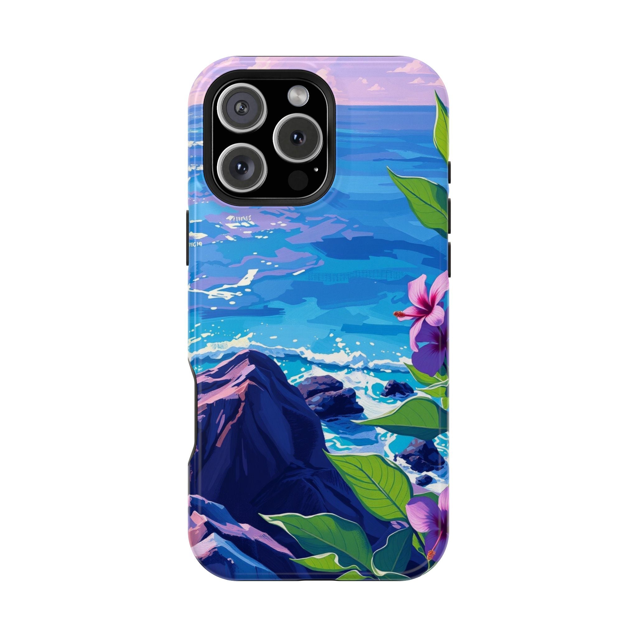 iPhone Hibiscus Coast Enchanted Art Slim Everyday Designer Case · iPhone Case