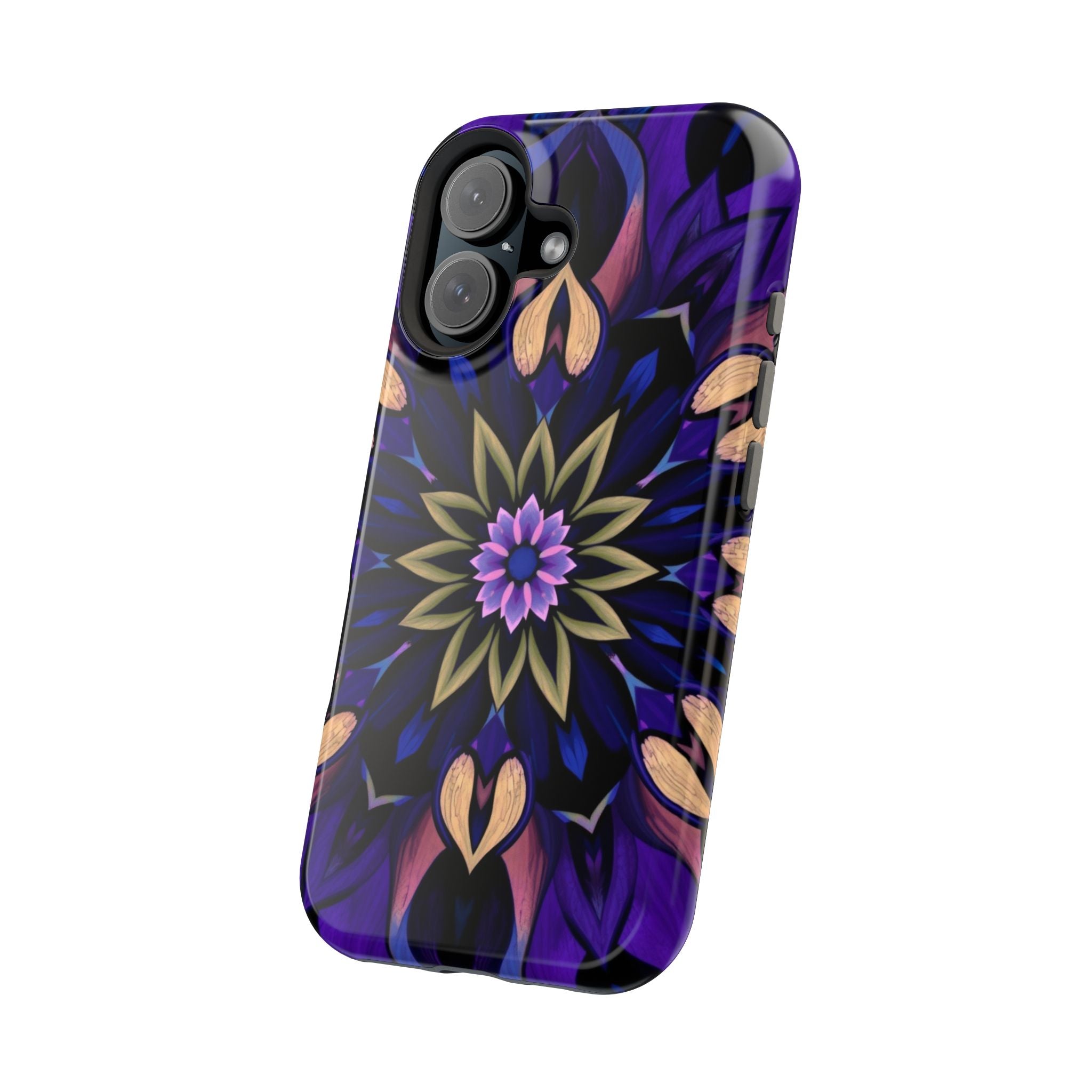 iPhone Floral Mandala Mystic Art Bold Modern Everyday Snap Case · iPhone Case