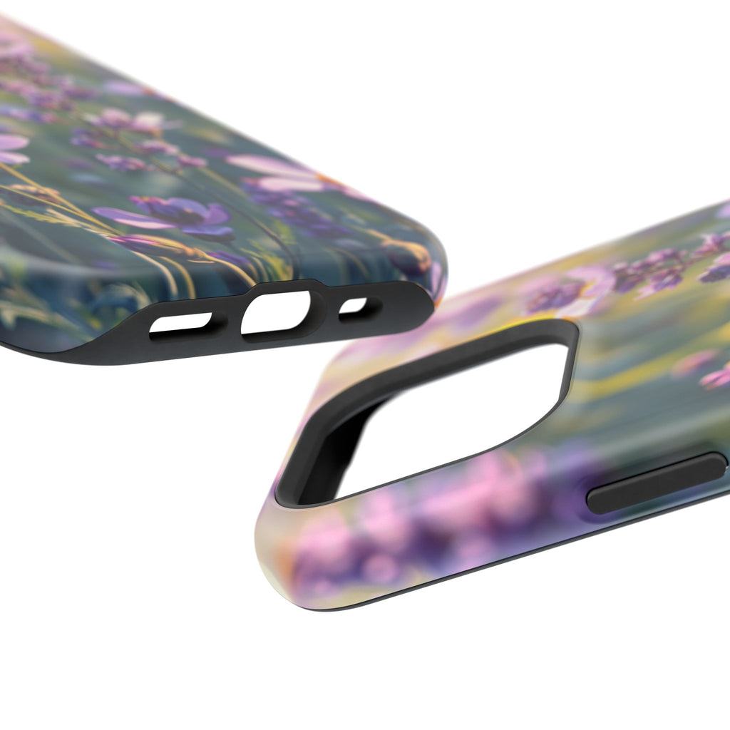 iPhone Lavender And Pearl Wildflower Field Slim iPhone Everyday · iPhone Case