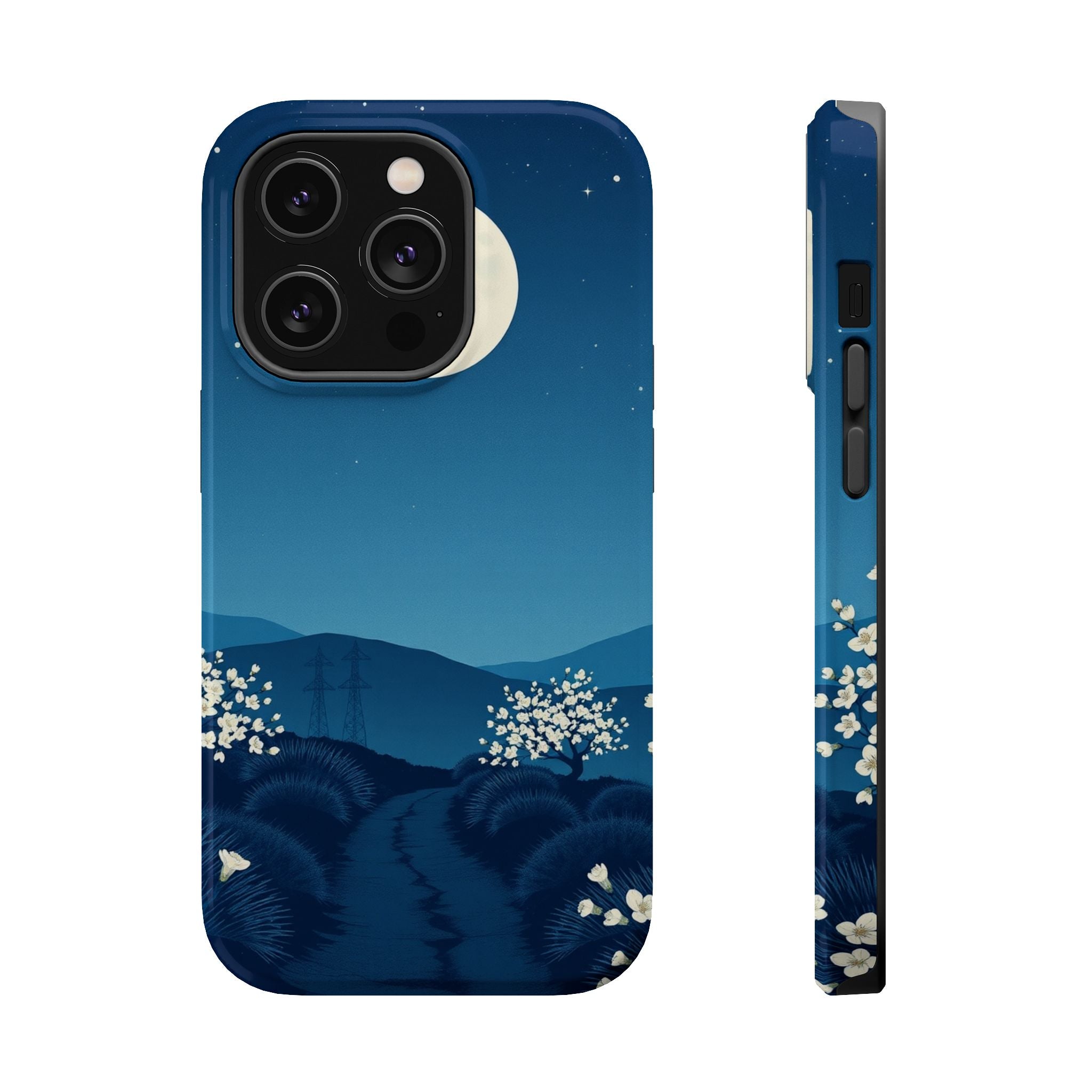 iPhone Vibrant Blossom Trail Design Slim Everyday Designer Case · iPhone Case
