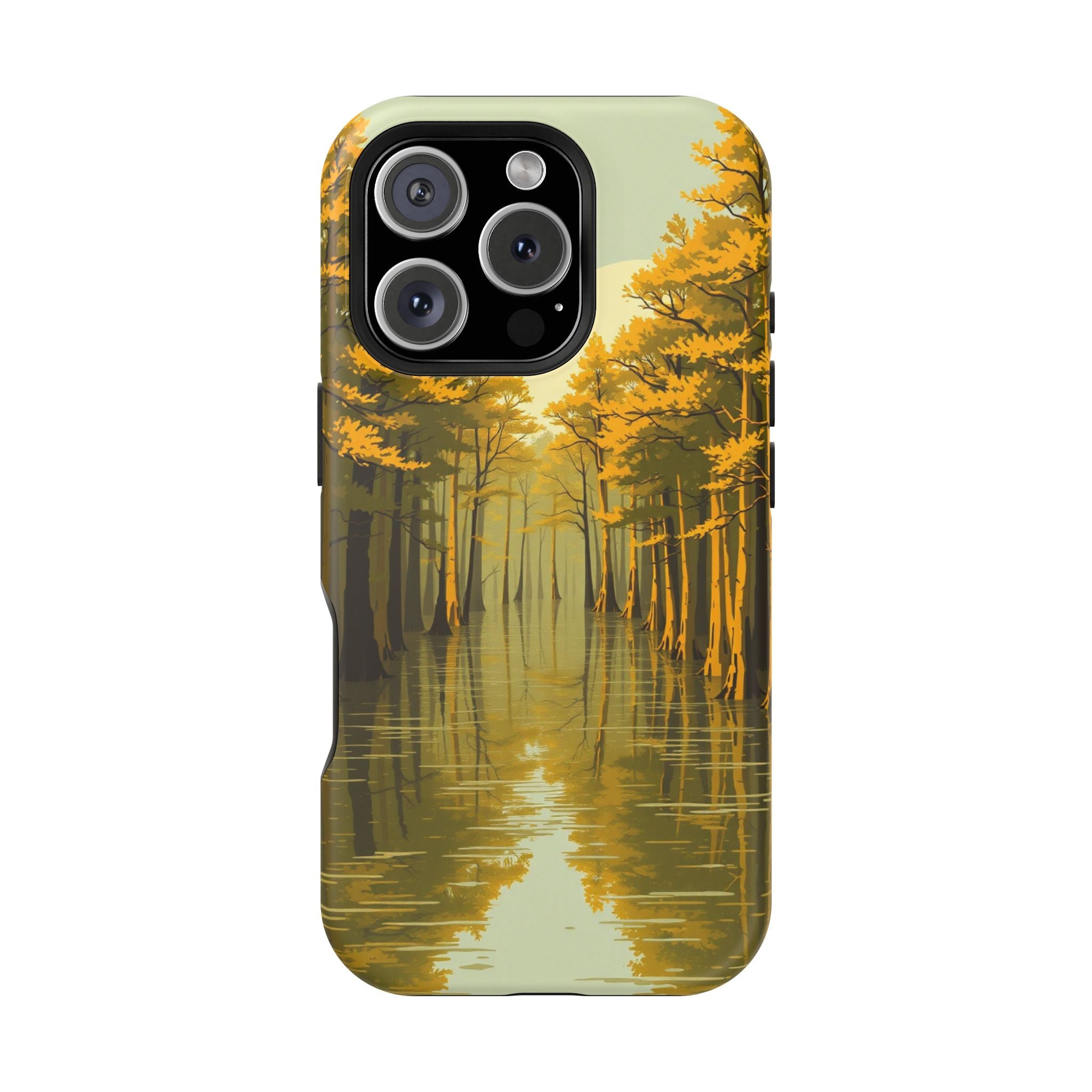 iPhone Cypress Swamp Enchanted Art Bold Modern Everyday Snap Case · iPhone Case