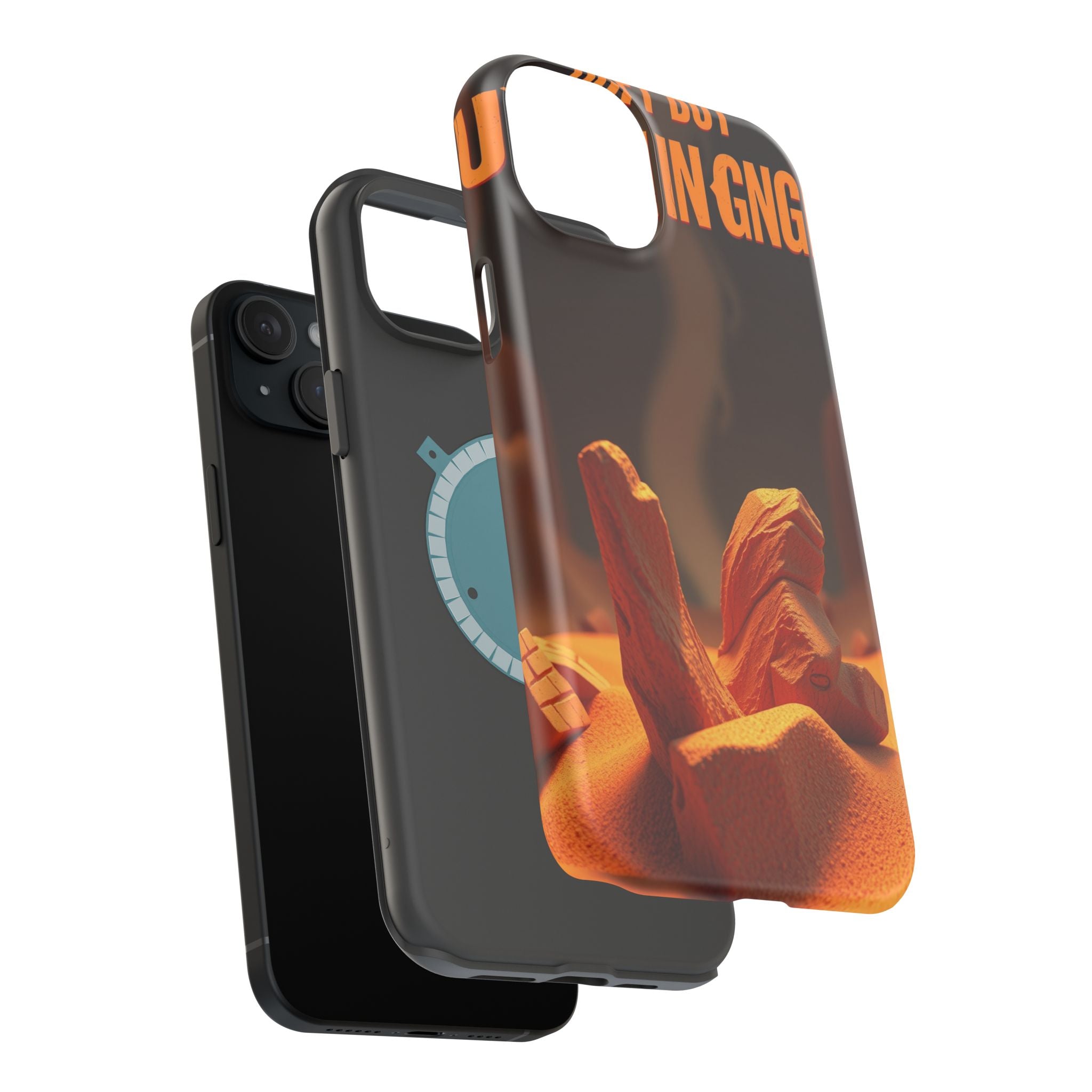 iPhone Earthy Soft but Unhinged Design Slim Everyday Designer Case · iPhone Case