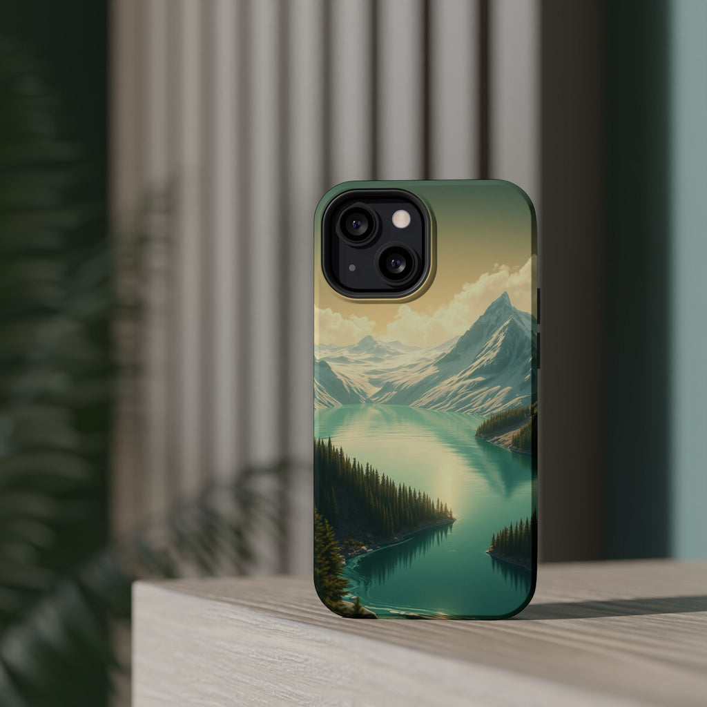iPhone Glacier Lake Bold Art Slim Everyday Designer Case · iPhone Case