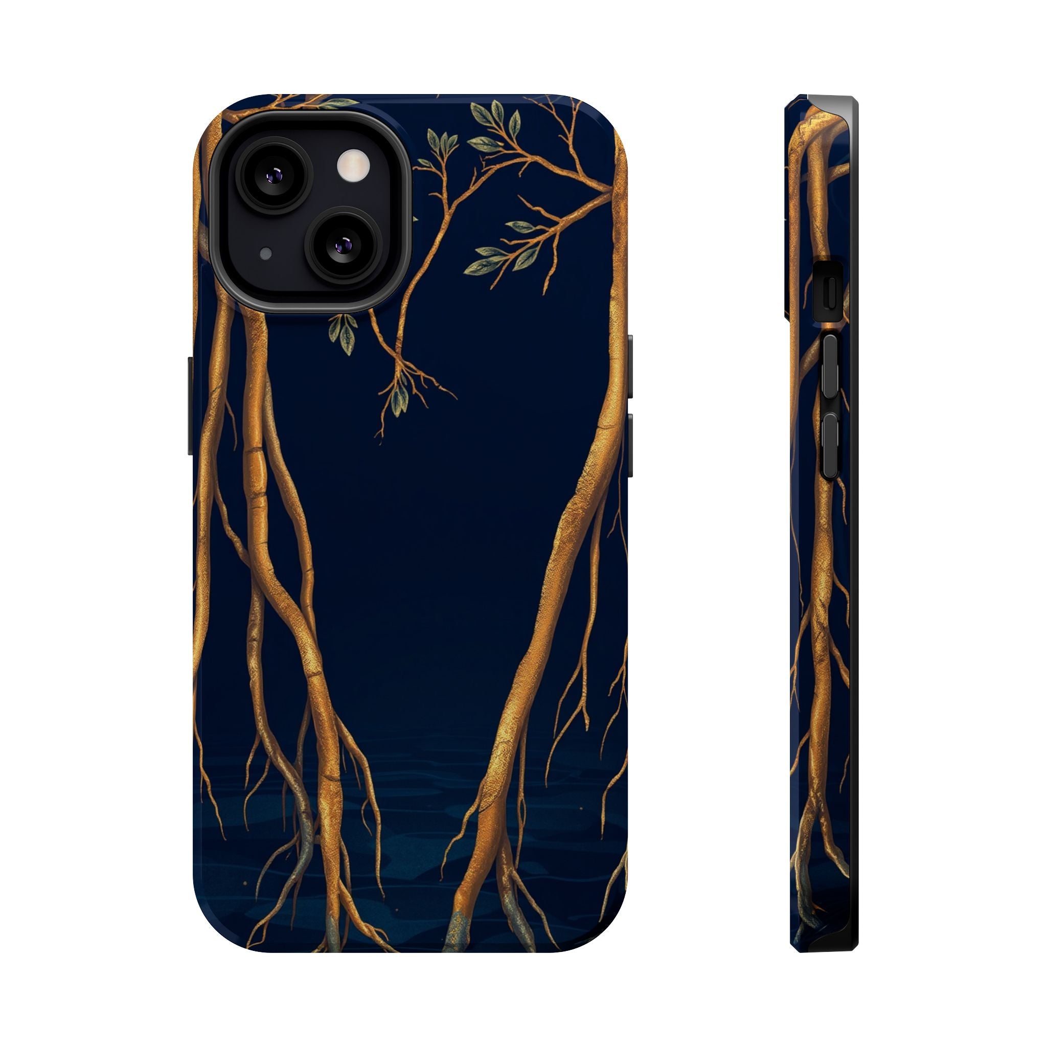 iPhone Mangrove Roots Electric Art Bold Modern Everyday Snap Case · iPhone Case