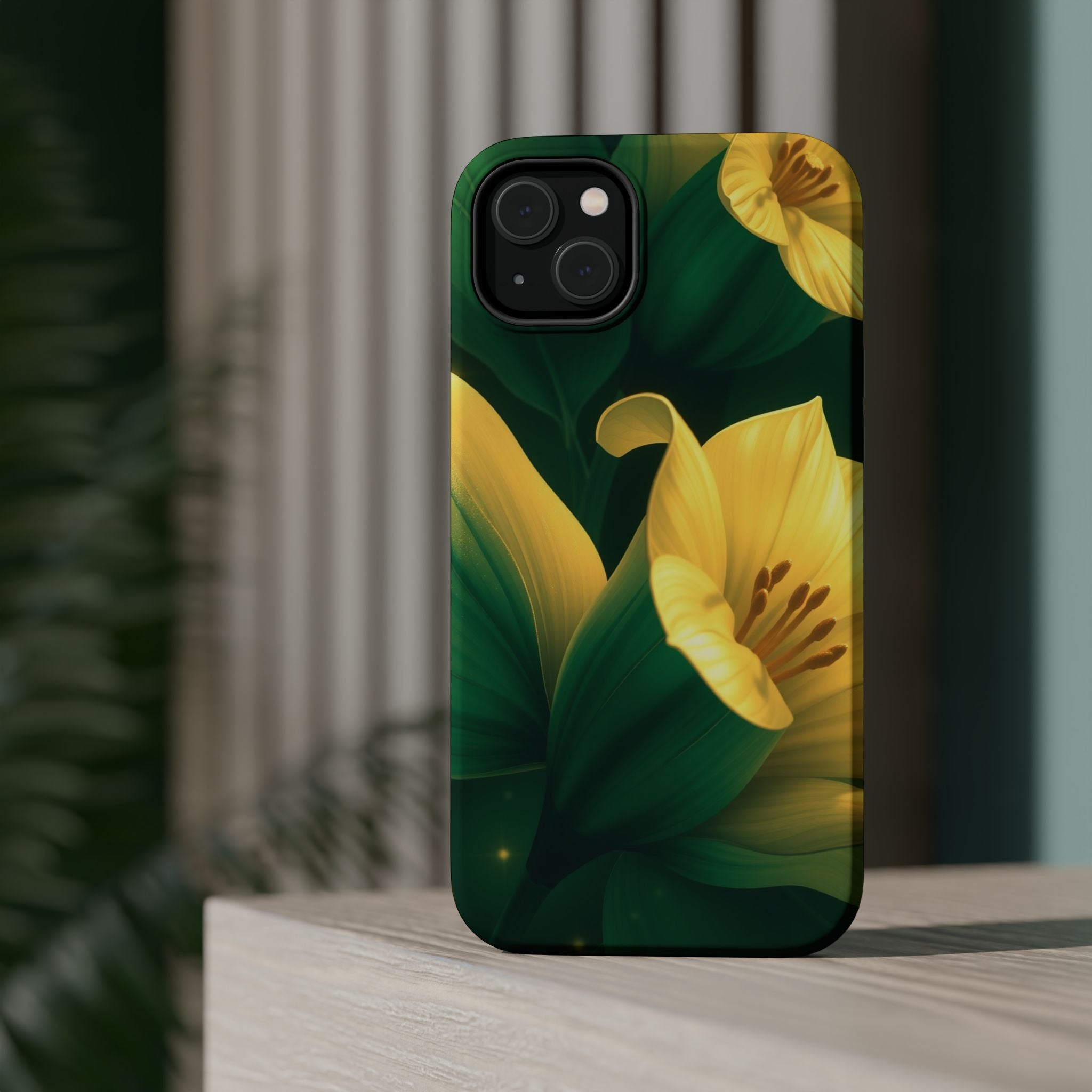 iPhone Night Bloomer Gold Foil Luxury Slim Everyday Designer Case · iPhone Case