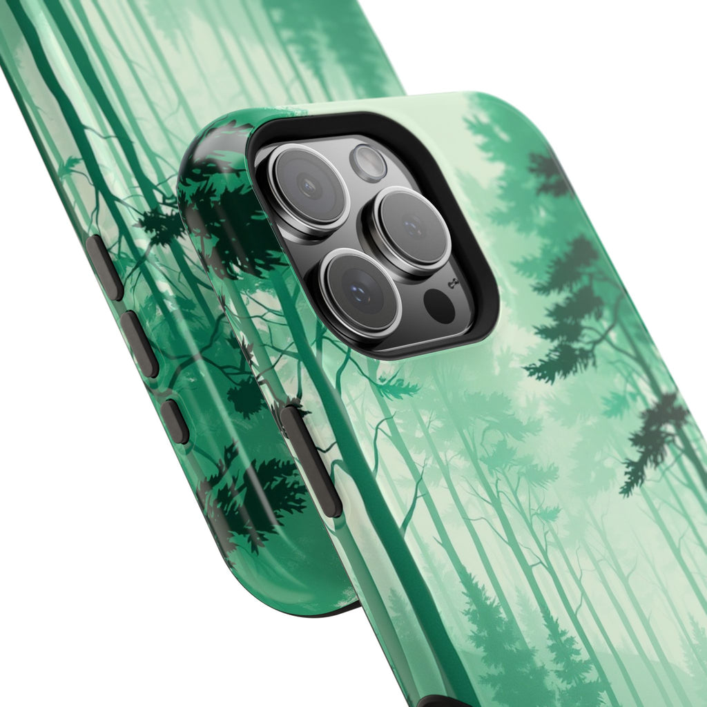 iPhone Earthy Misty Forest Path Design Slim Everyday Designer Case · iPhone Case