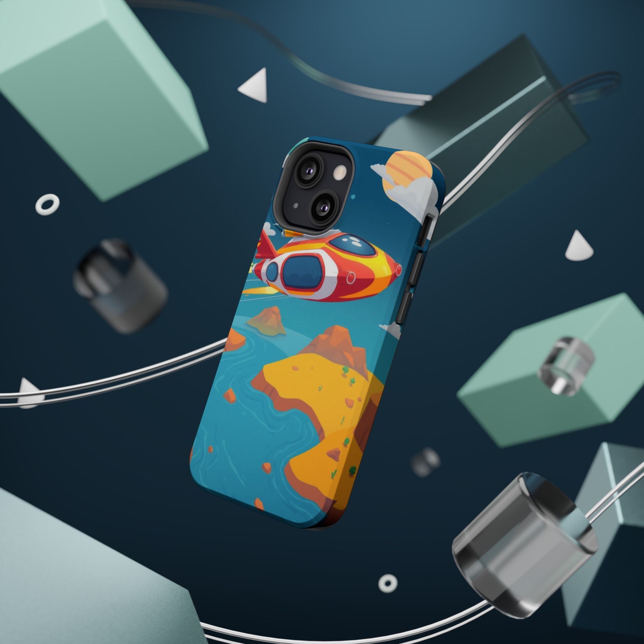 iPhone Hovercraft Glide Kids Fun Clean iPhone Phone Case Gift Minimal · iPhone C