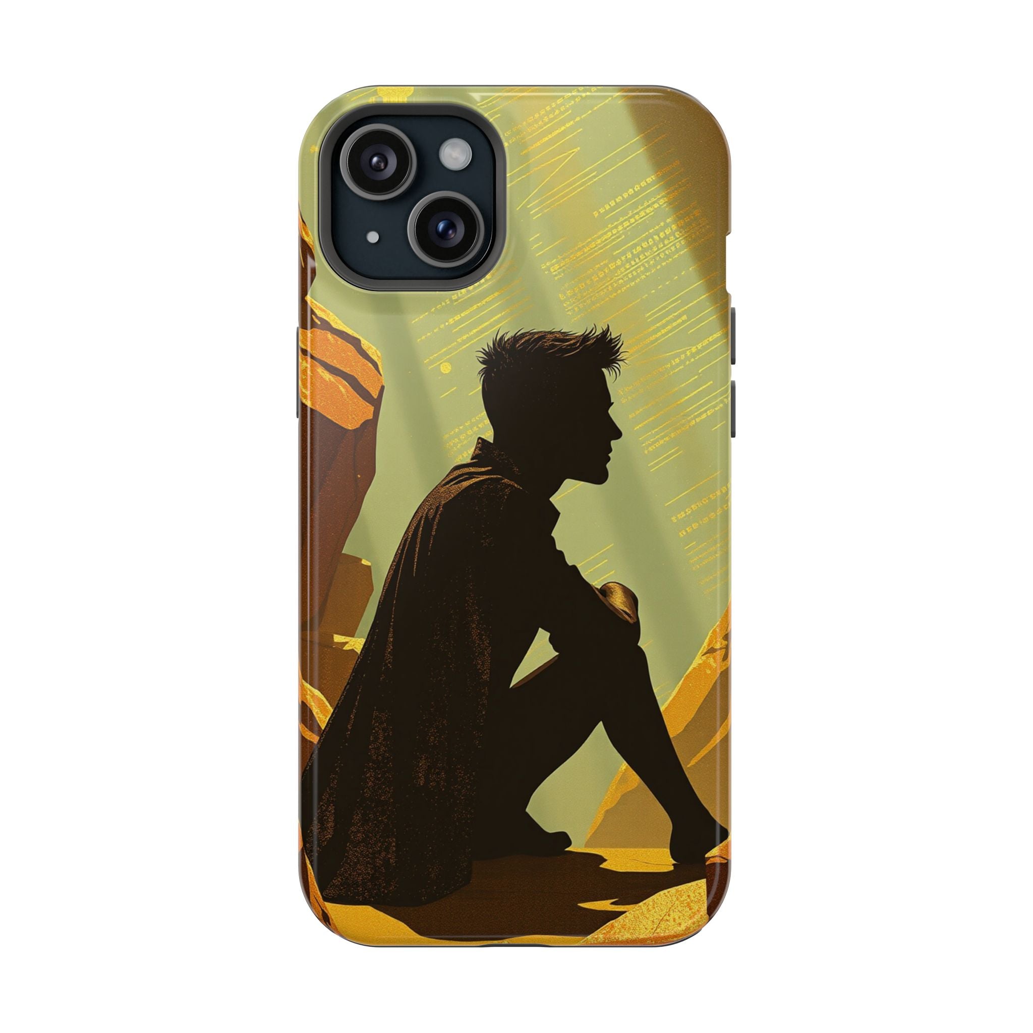 iPhone Mustard And Rust Overthinking Again Slim Everyday Designer Case · iPhone
