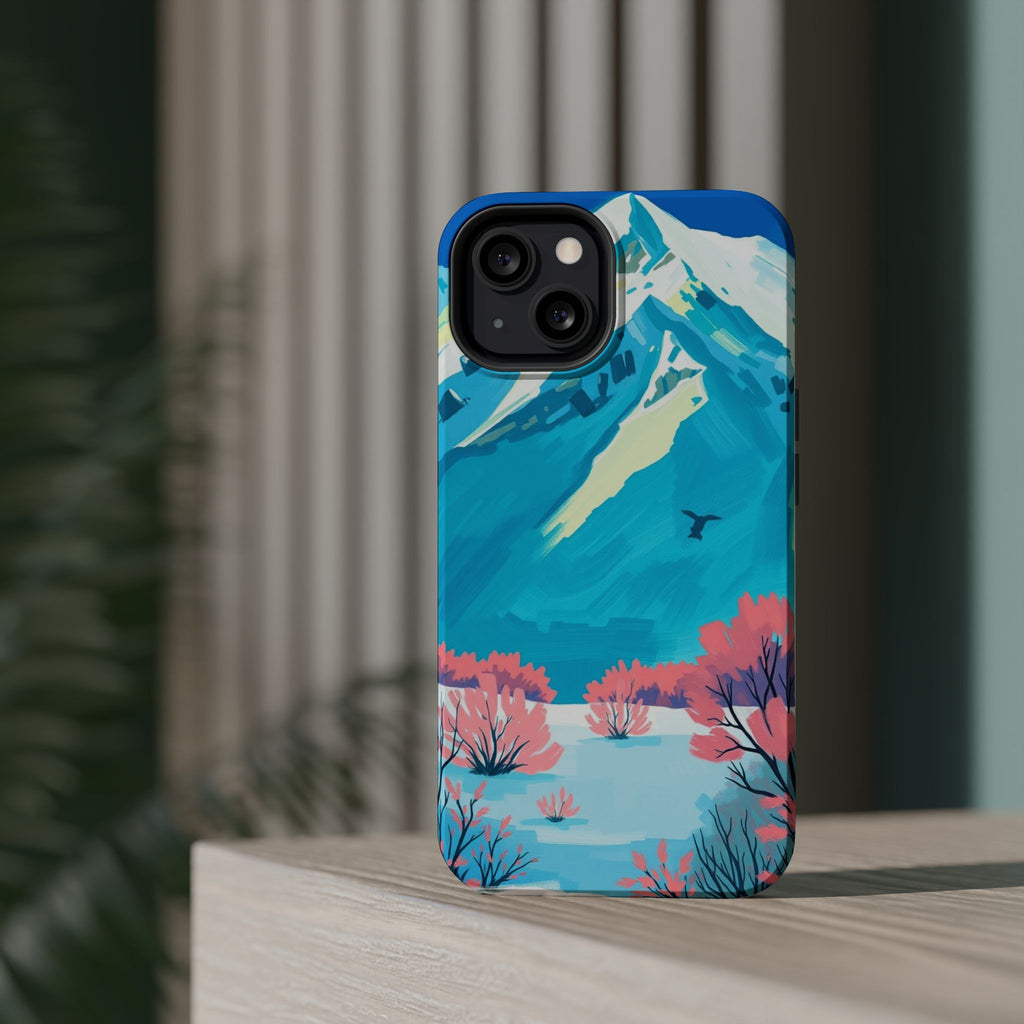 iPhone Snow Field Electric Art Slim Everyday Designer Case · iPhone Case