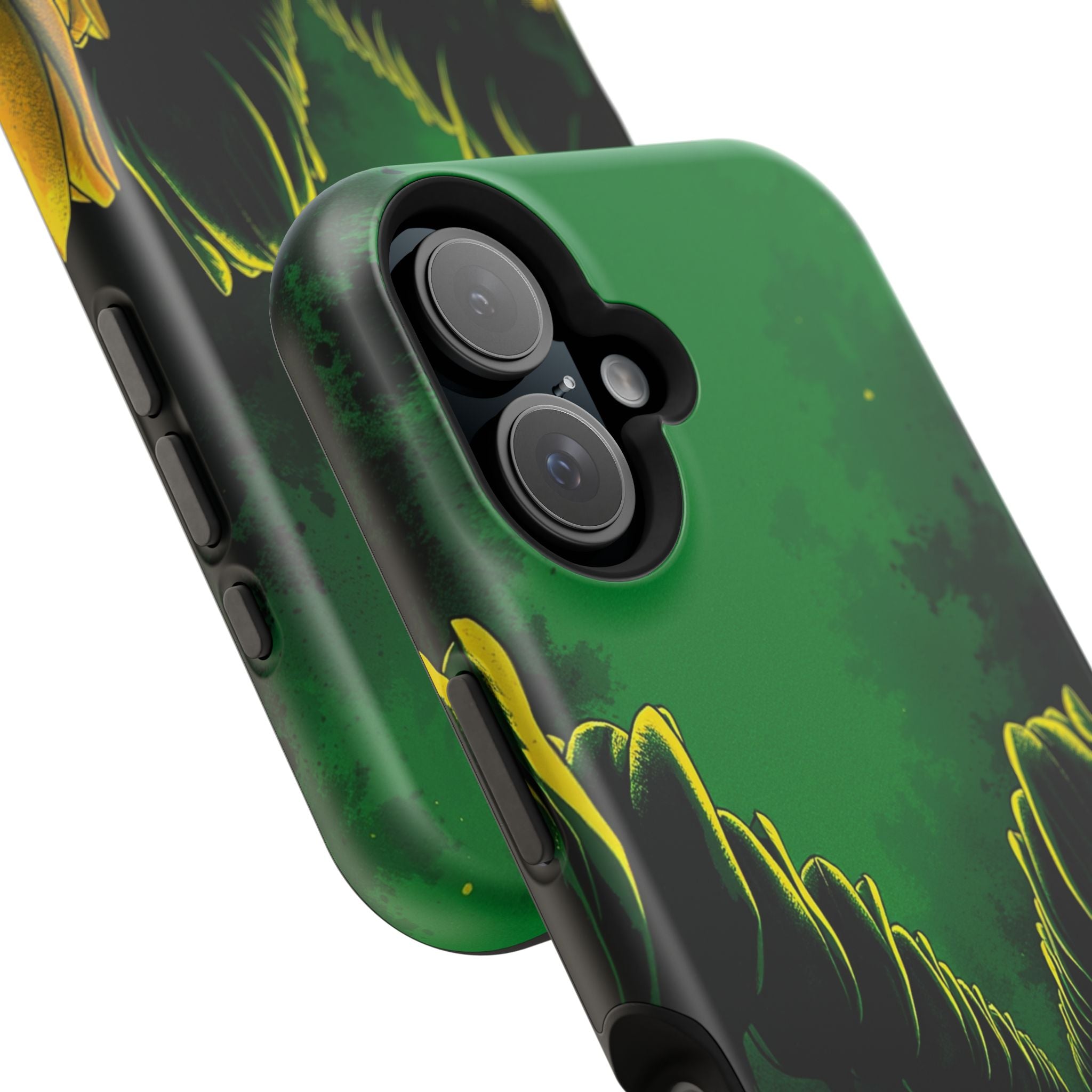 iPhone Tulip Row Emerald Green And Gold Slim Snap Case · iPhone Case